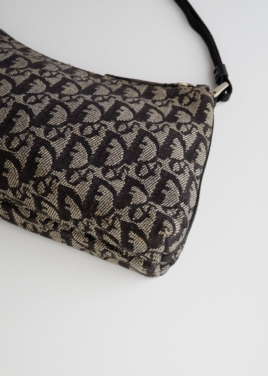 Authentic Preowned Dior Black Trotter Shoulder Bag