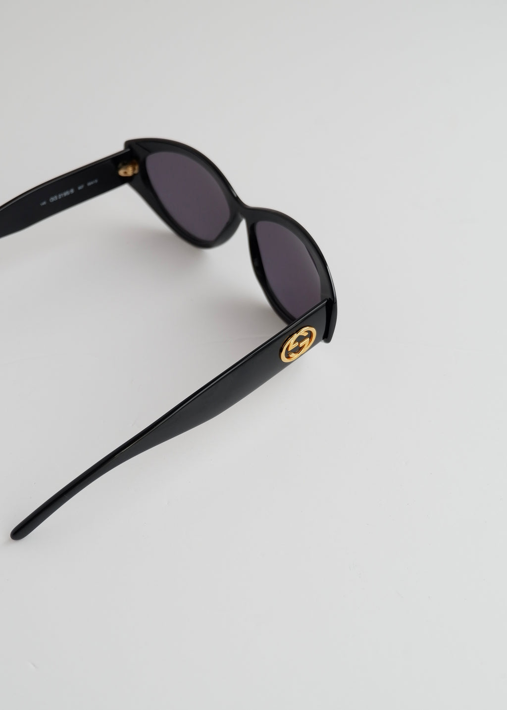 Authentic Preowned Gucci Black Cat Eye Sunglasses