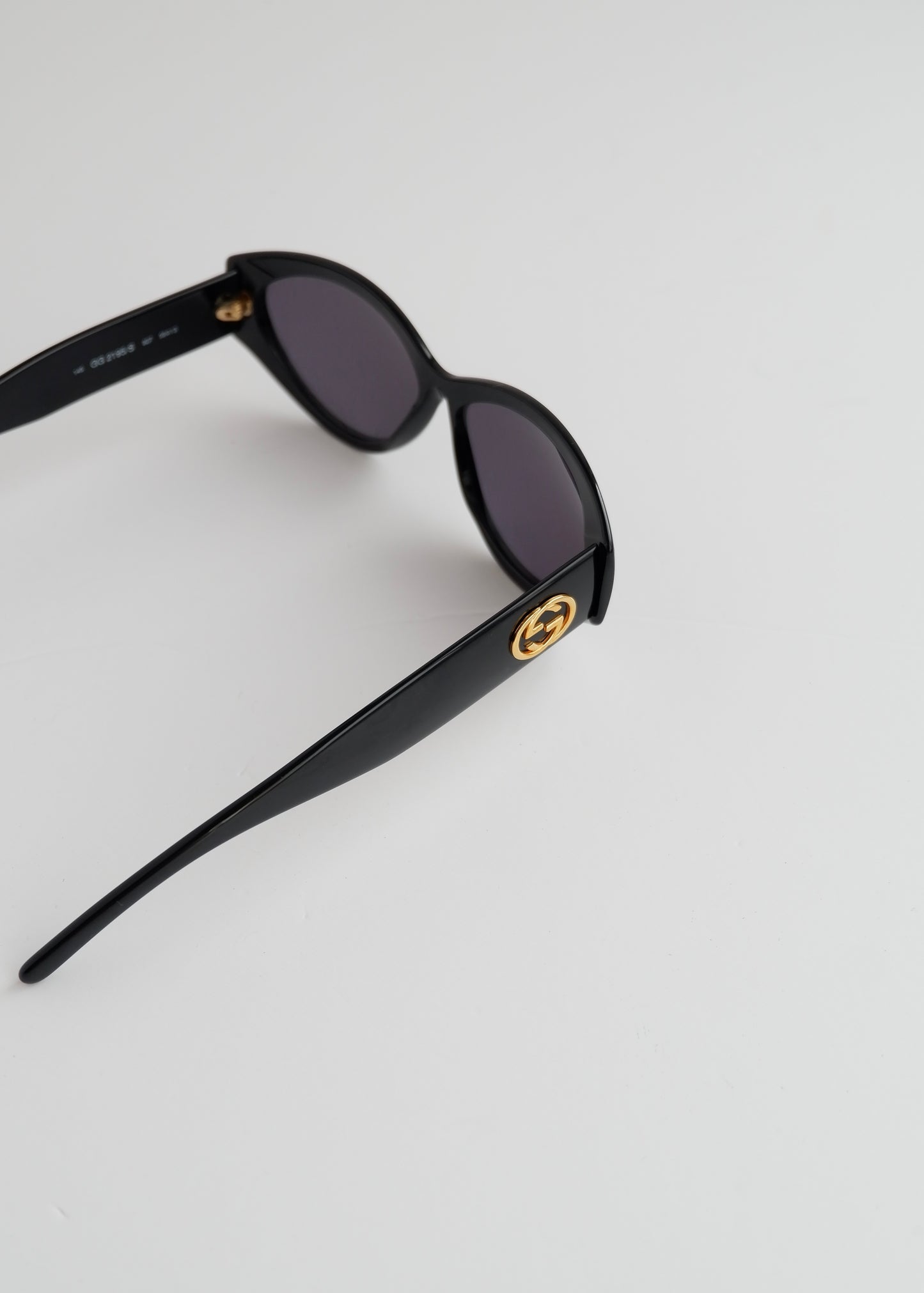 Authentic Preowned Gucci Black Cat Eye Sunglasses