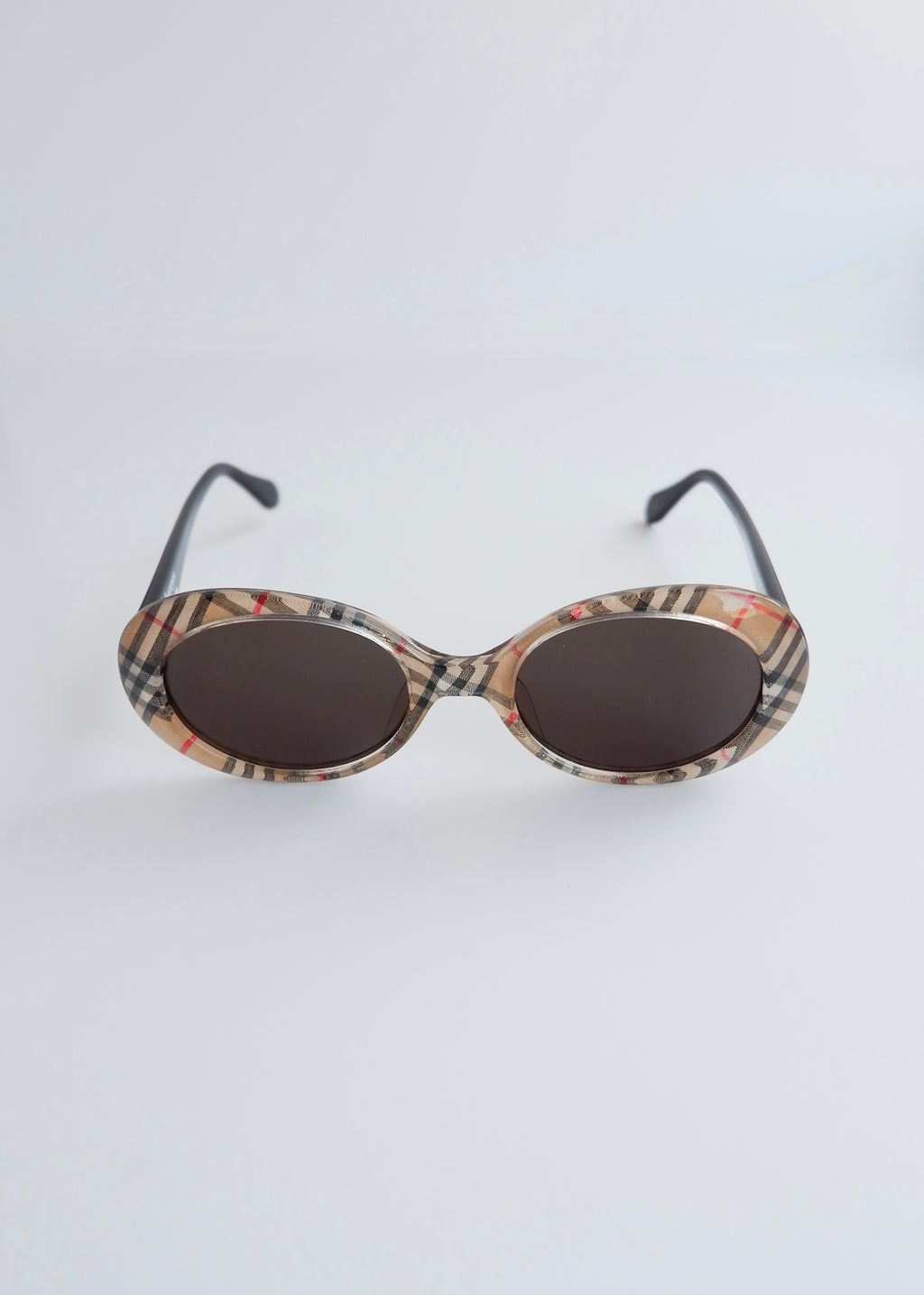 Authentic Preowned Vintage Burberrys of London Check Print Sunglasses