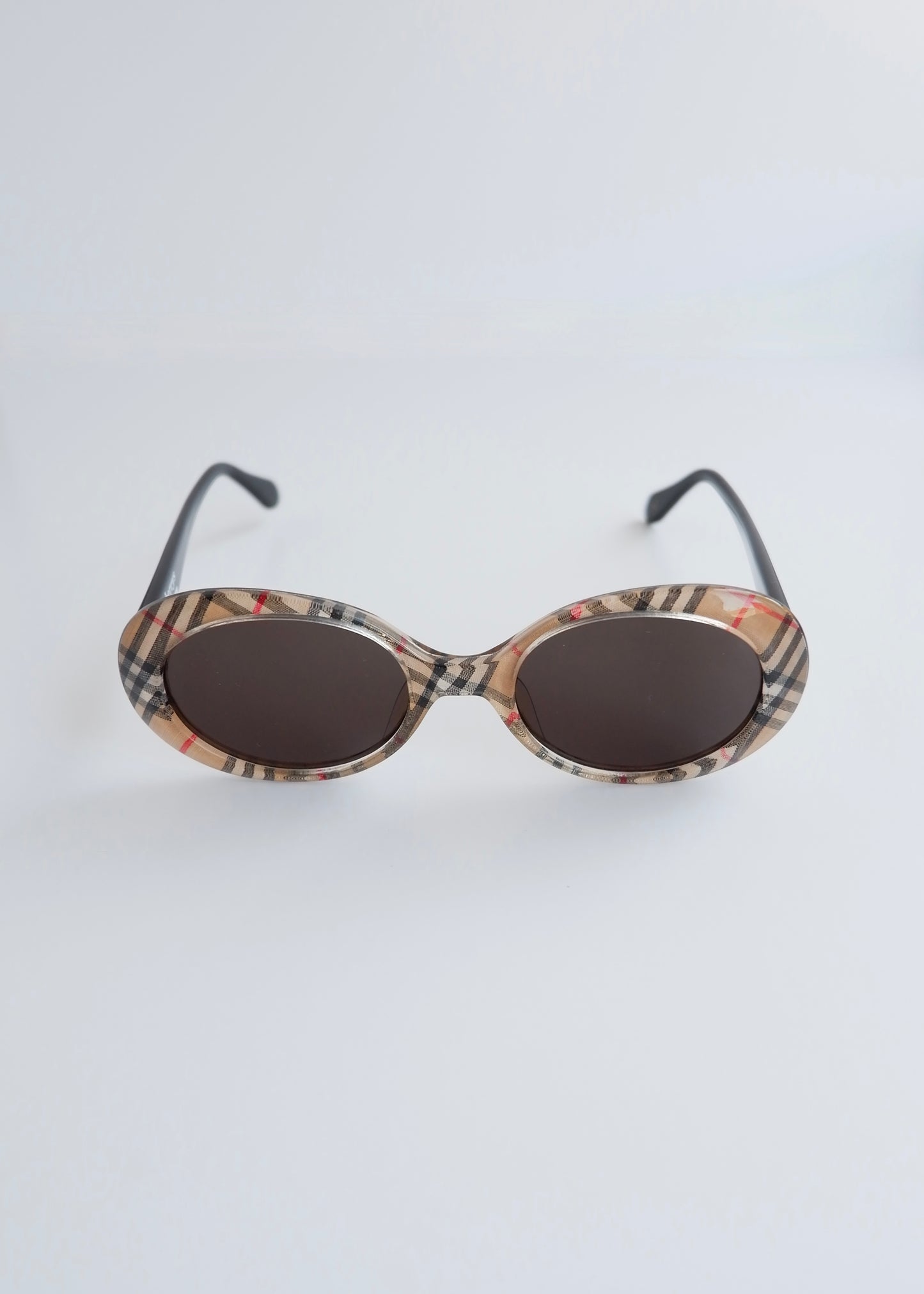 Authentic Preowned Vintage Burberrys of London Check Print Sunglasses