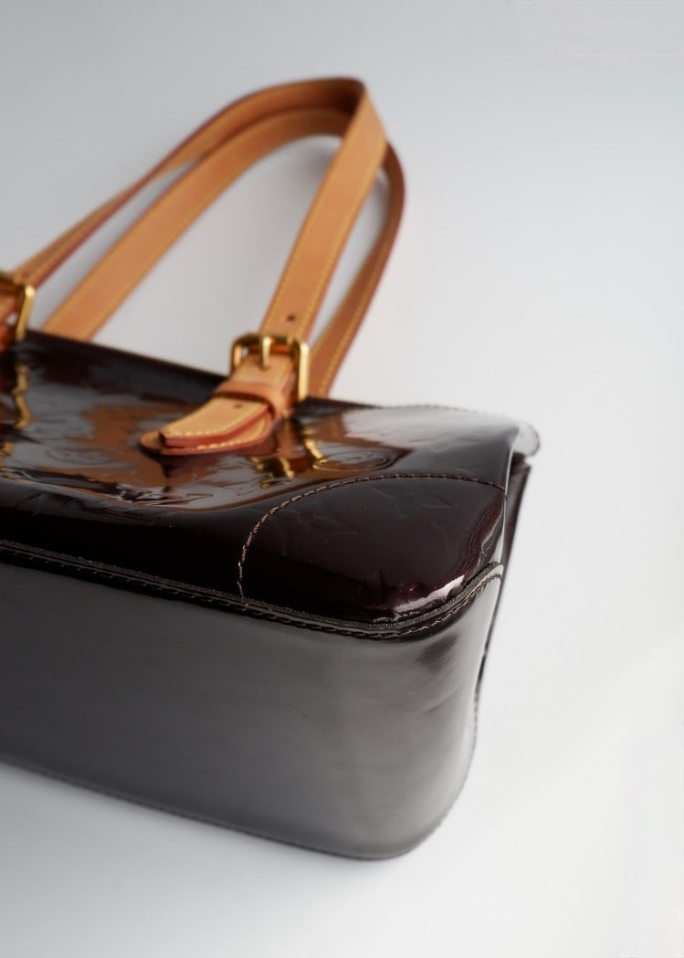 Authentic Preowned Louis Vuitton Monogram Vernis Amarante Rosewood Shoulder Bag