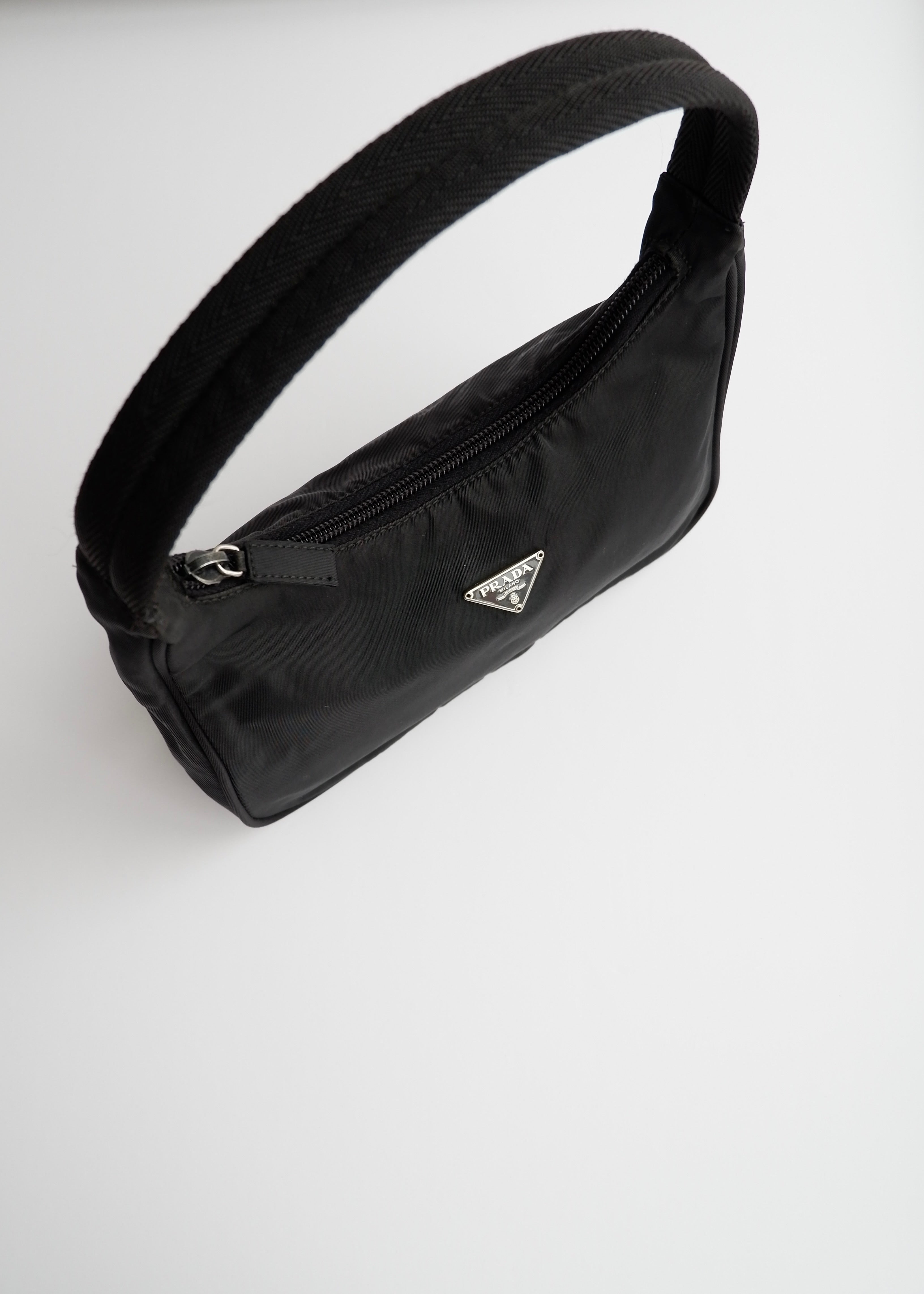 Authentic Preowned Prada Black Nylon Shoulder Bag