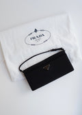 Authentic Preowned Prada Black Satin Bow Detail Handbag