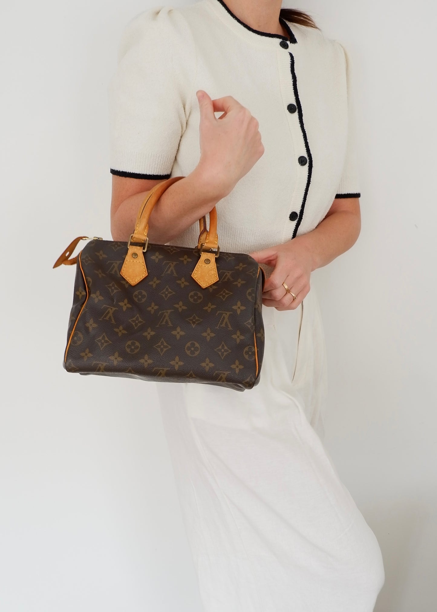 Authentic Preowned Louis Vuitton Monogram Louis Vuitton Speedy 25 Handbag