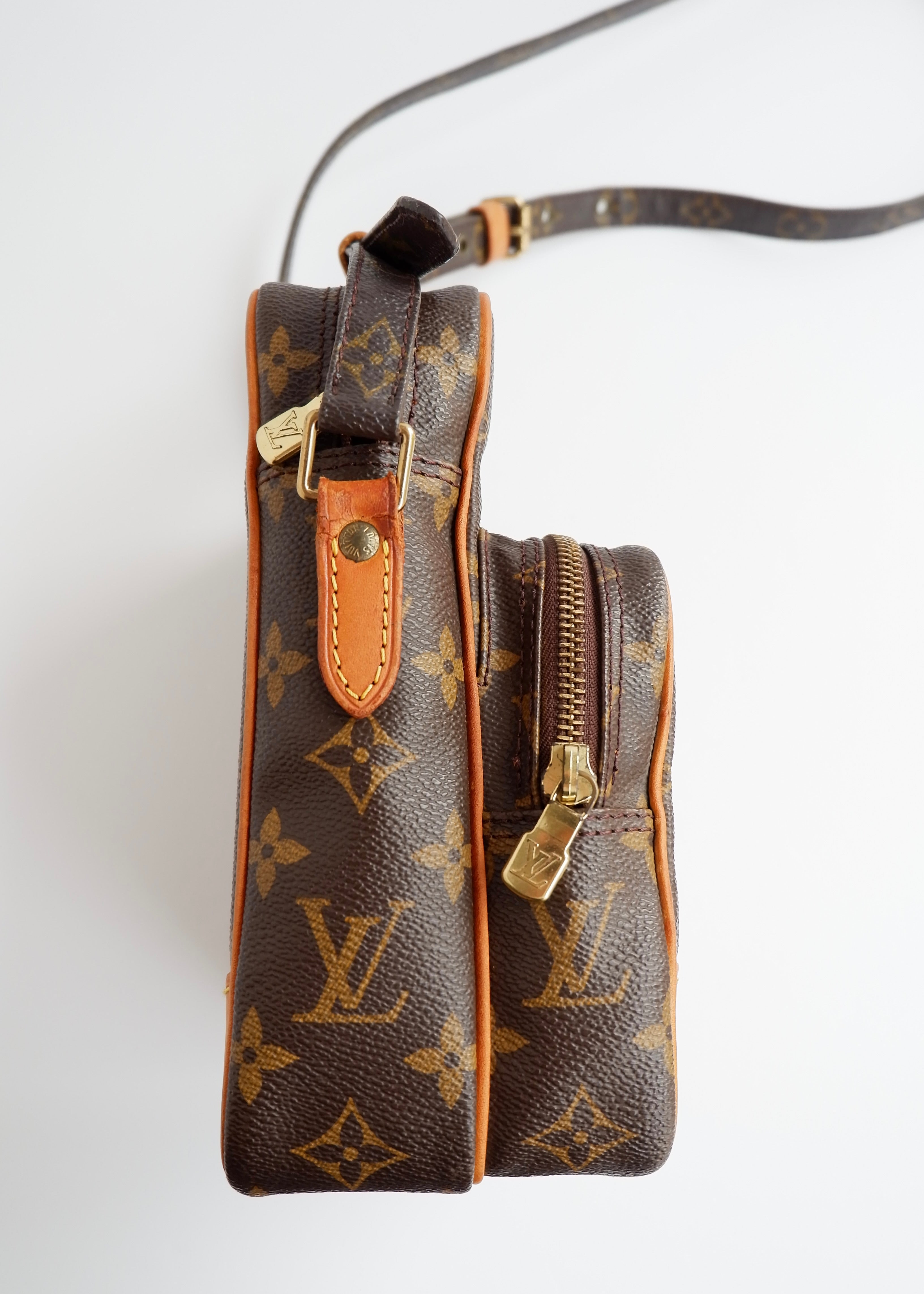Sac bandoulière Louis Vuitton Monogram Amazone d'occasion authentique