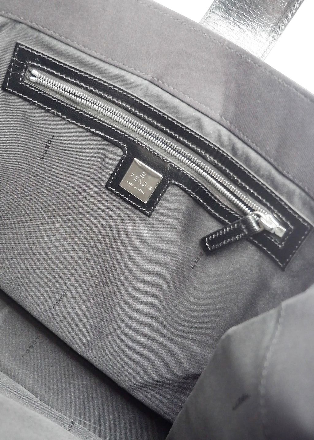 Authentic Preowned Fendi Black Fabric FF Logo Shoulder Bag