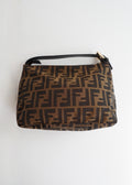 Preowned Fendi Zucca Print Micro Handbag