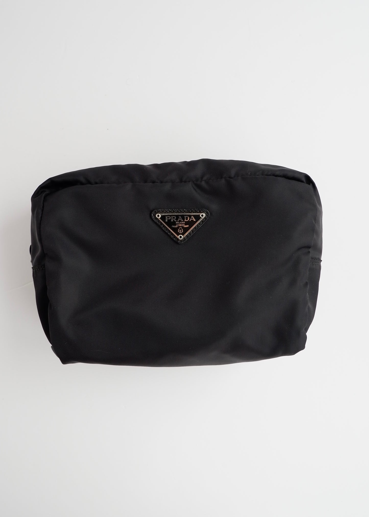 Authentic Preowned Prada Black Nylon Pouch