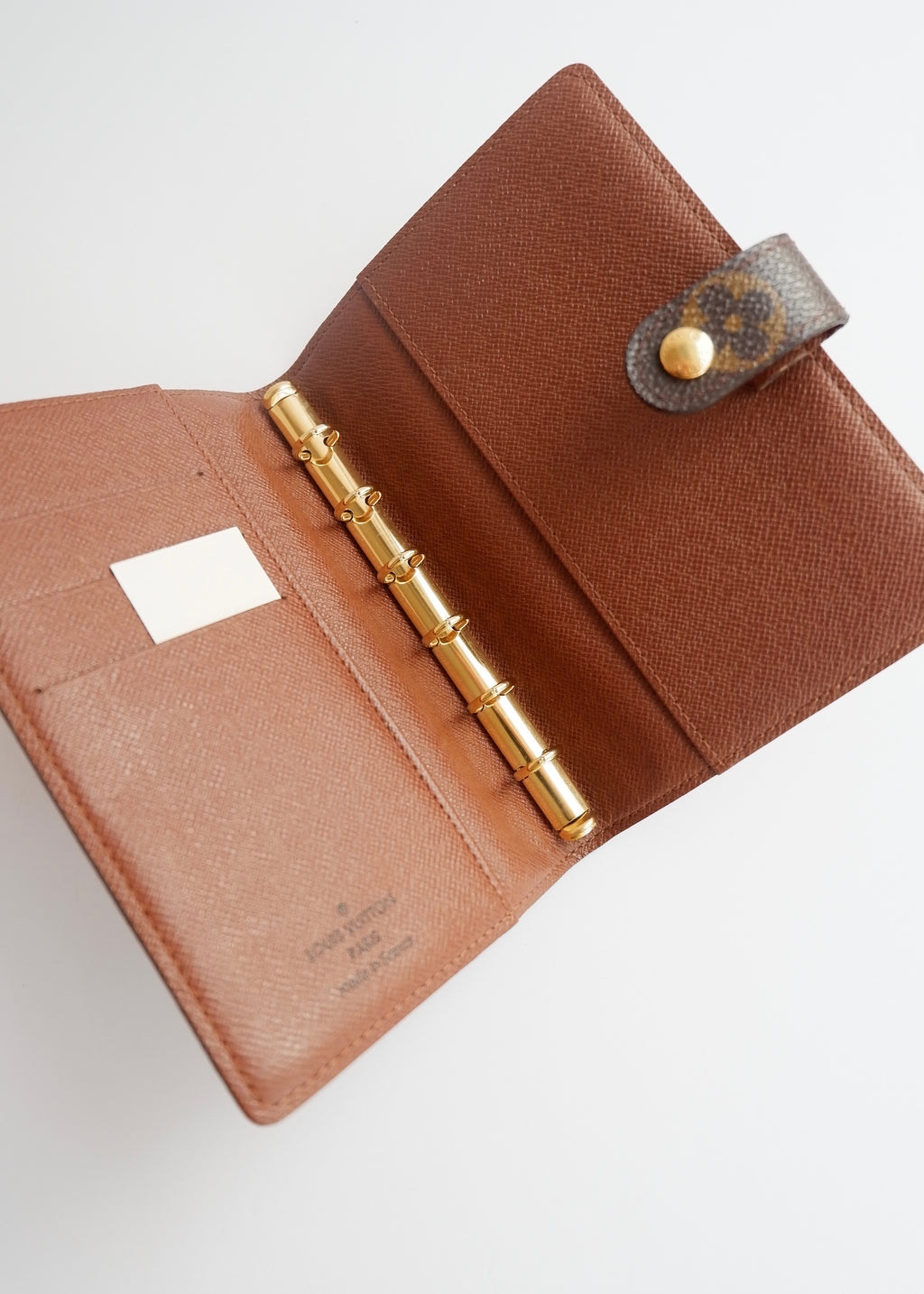 Preowned Louis Vuitton Brown Monogram Coated Canvas Agenda PM