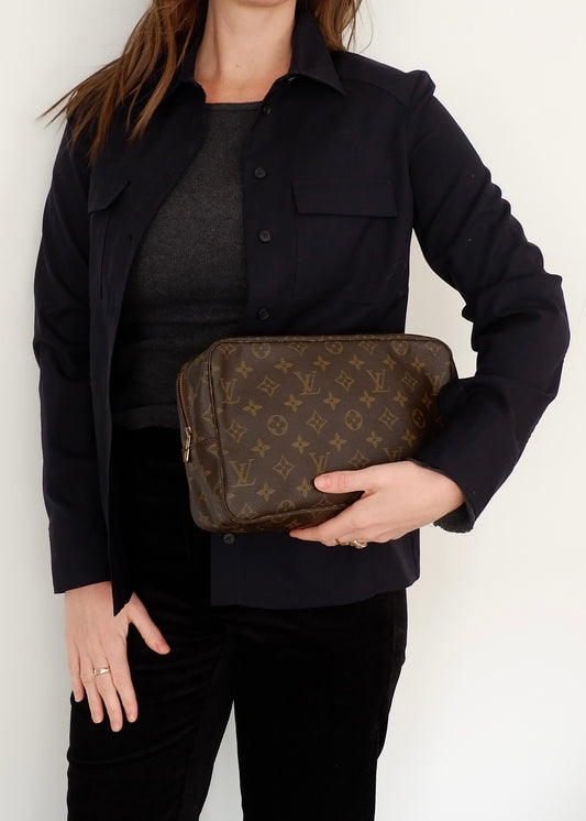 Authentic Preowned Vintage Louis Vuitton Monogram Toiletry Pouch