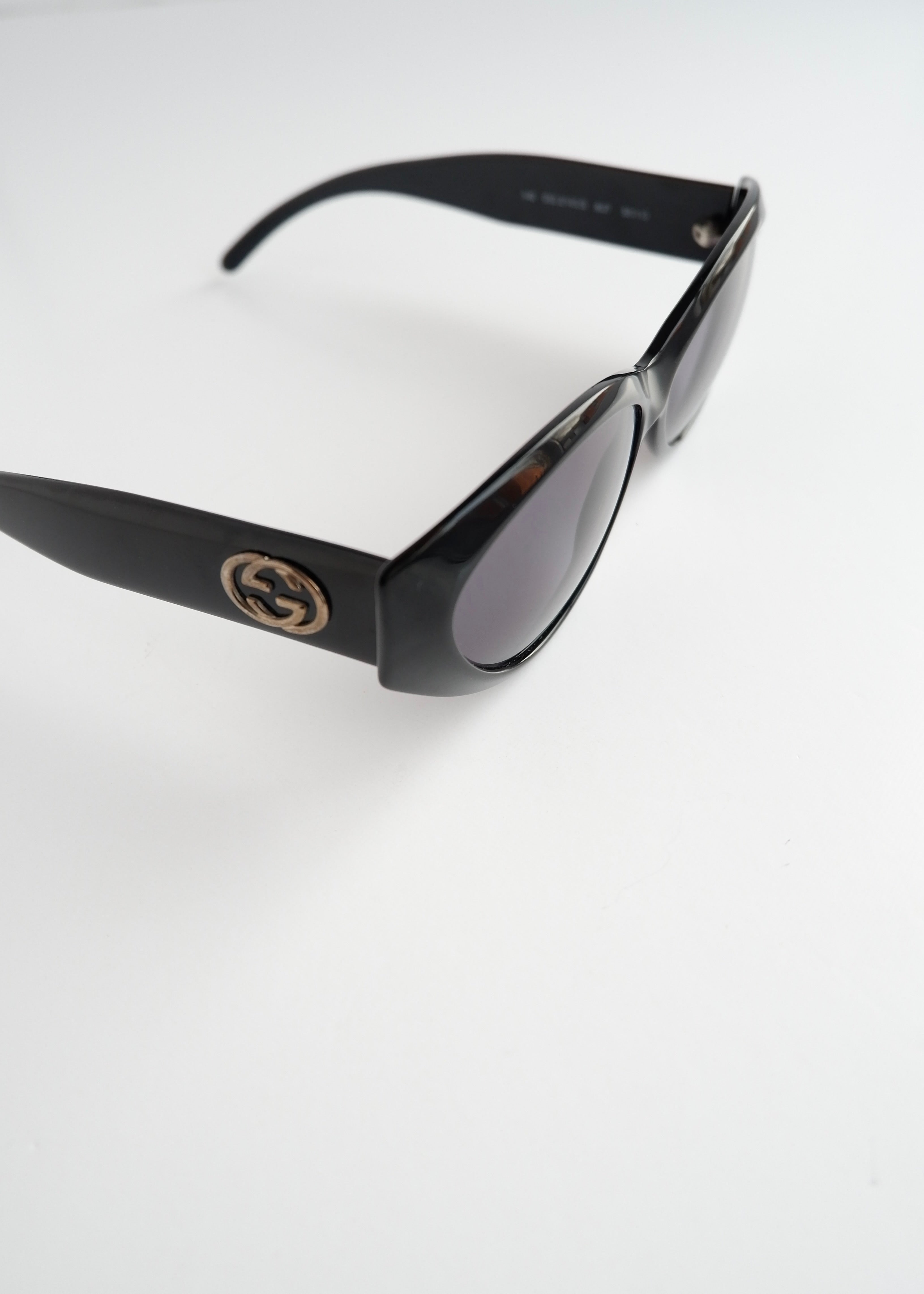 Authentic Preowned Gucci Black Cat Eye Sunglasses