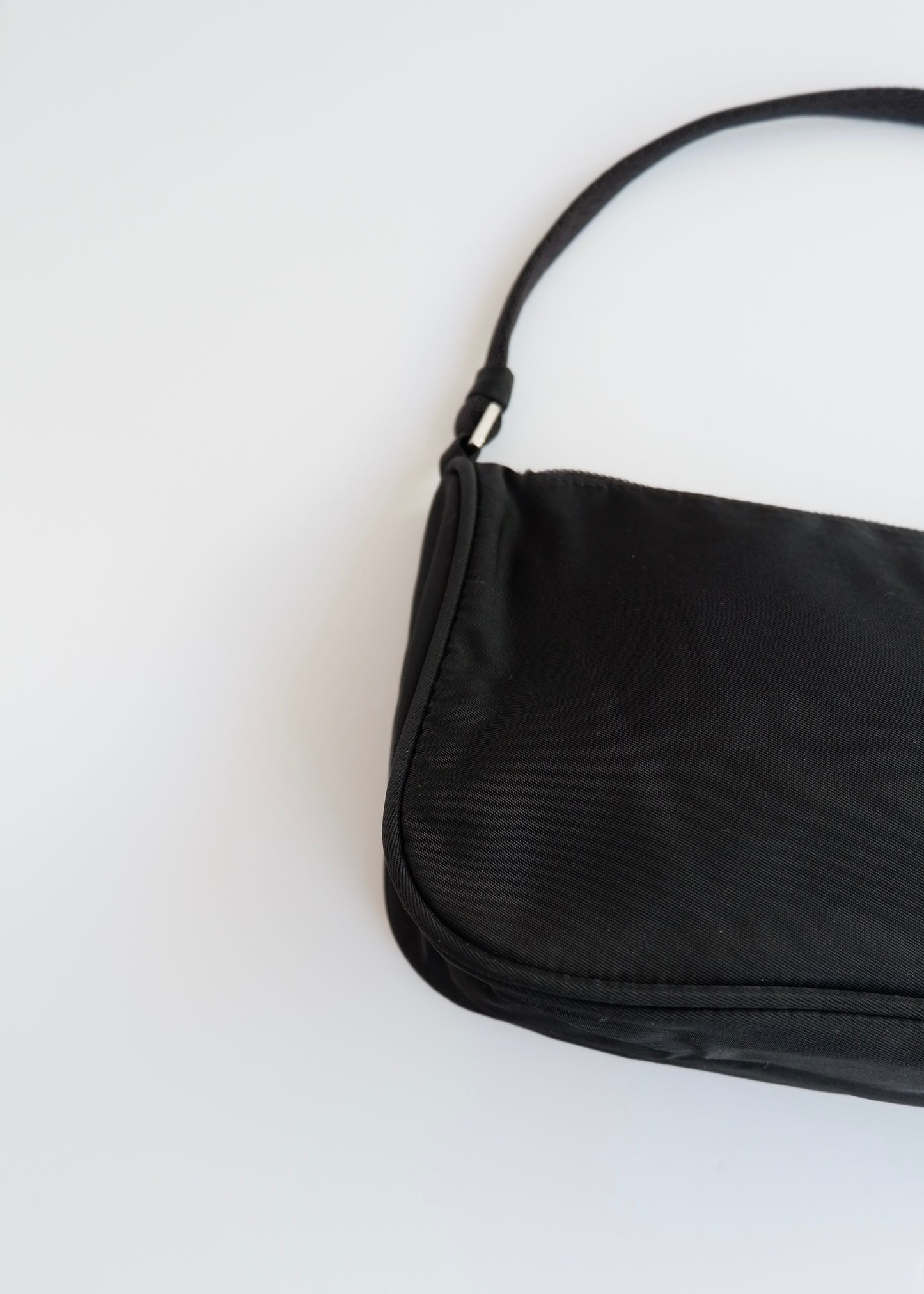 Authentic Preowned Prada Black Nylon Pochette Shoulder Bag