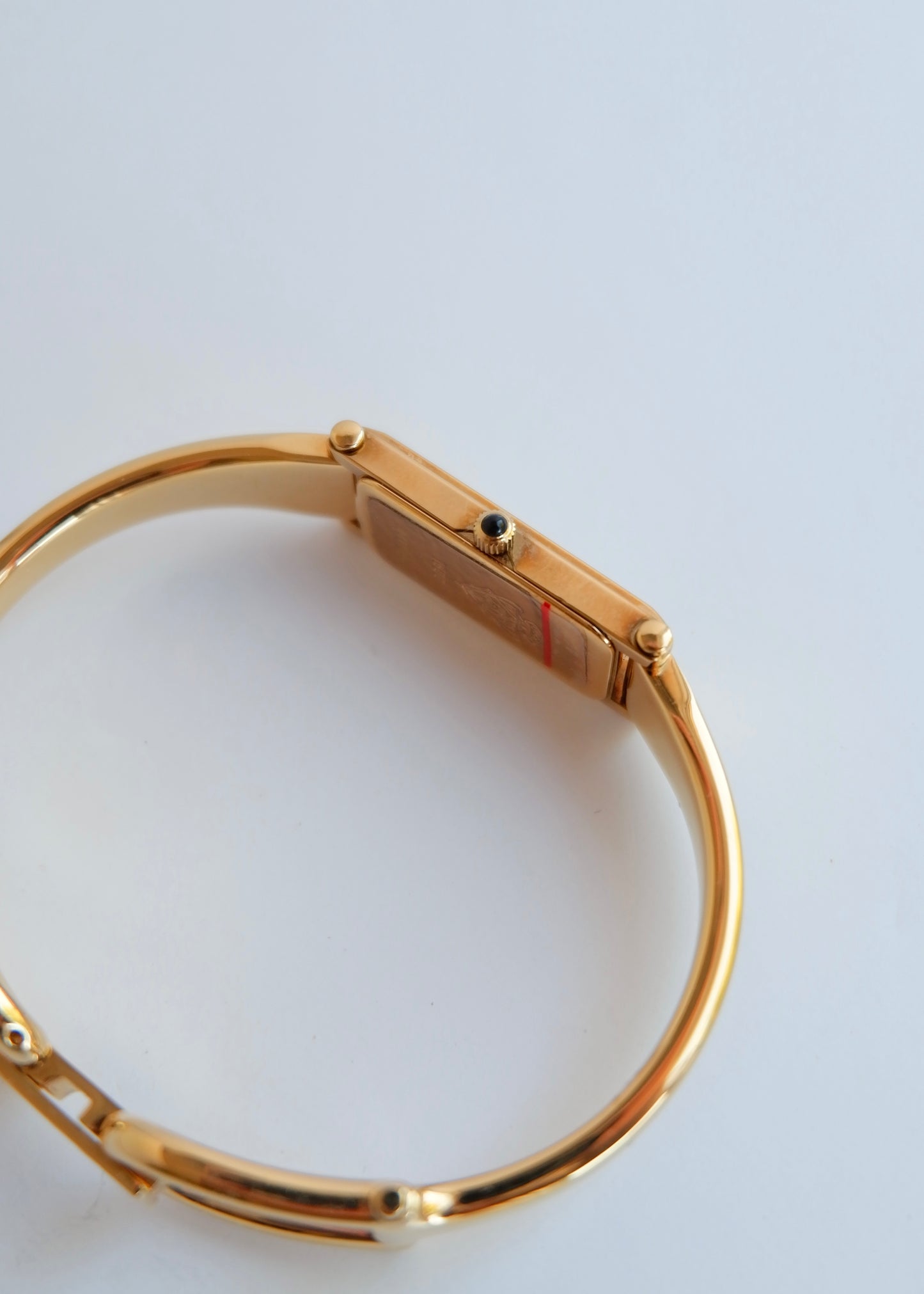 Authentic Preowned Vintage Gucci Gold Tone Horsebit Watch