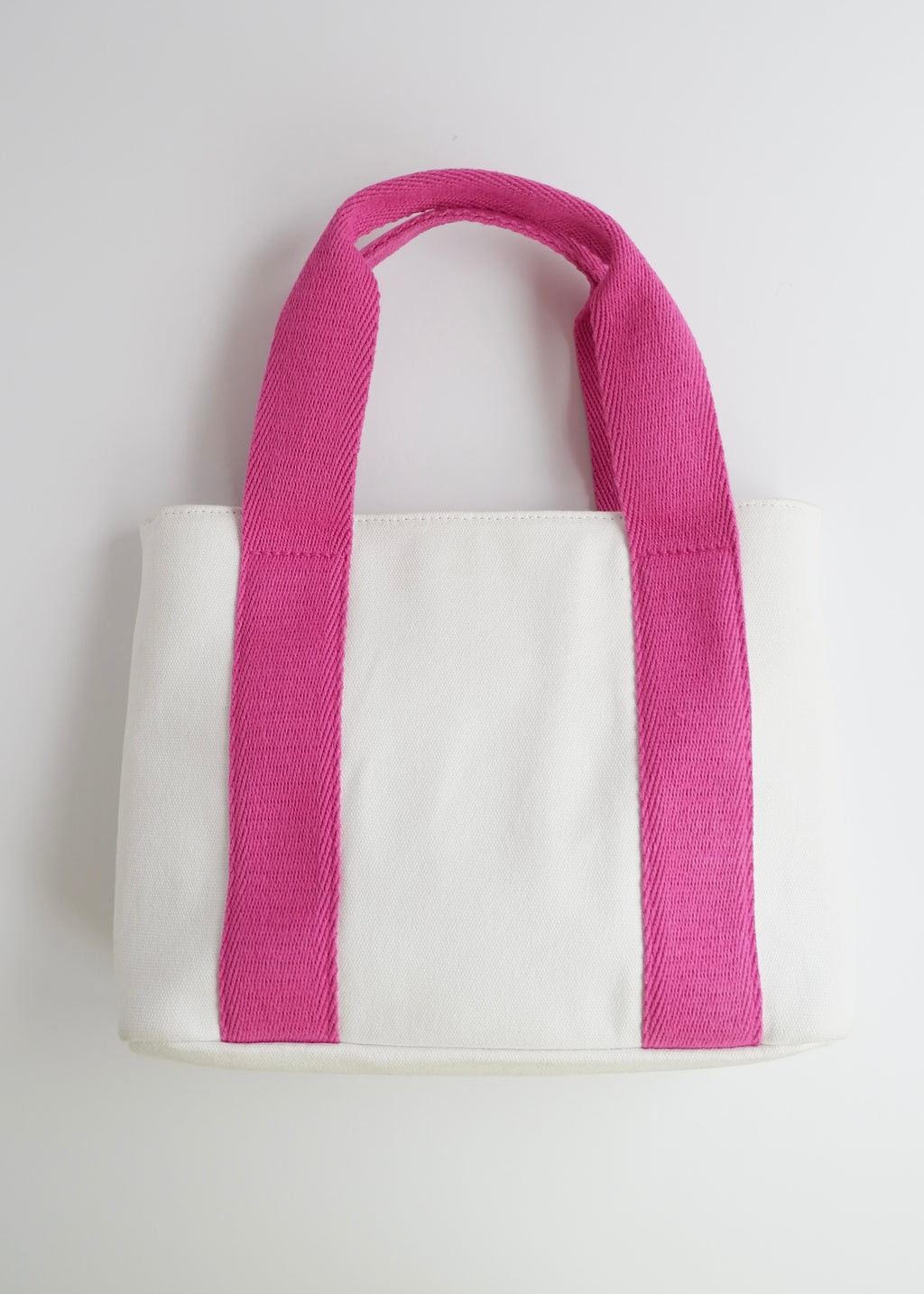 Sac Chloe bandoulière ou à main en toile blanc/rose authentique d'occasion