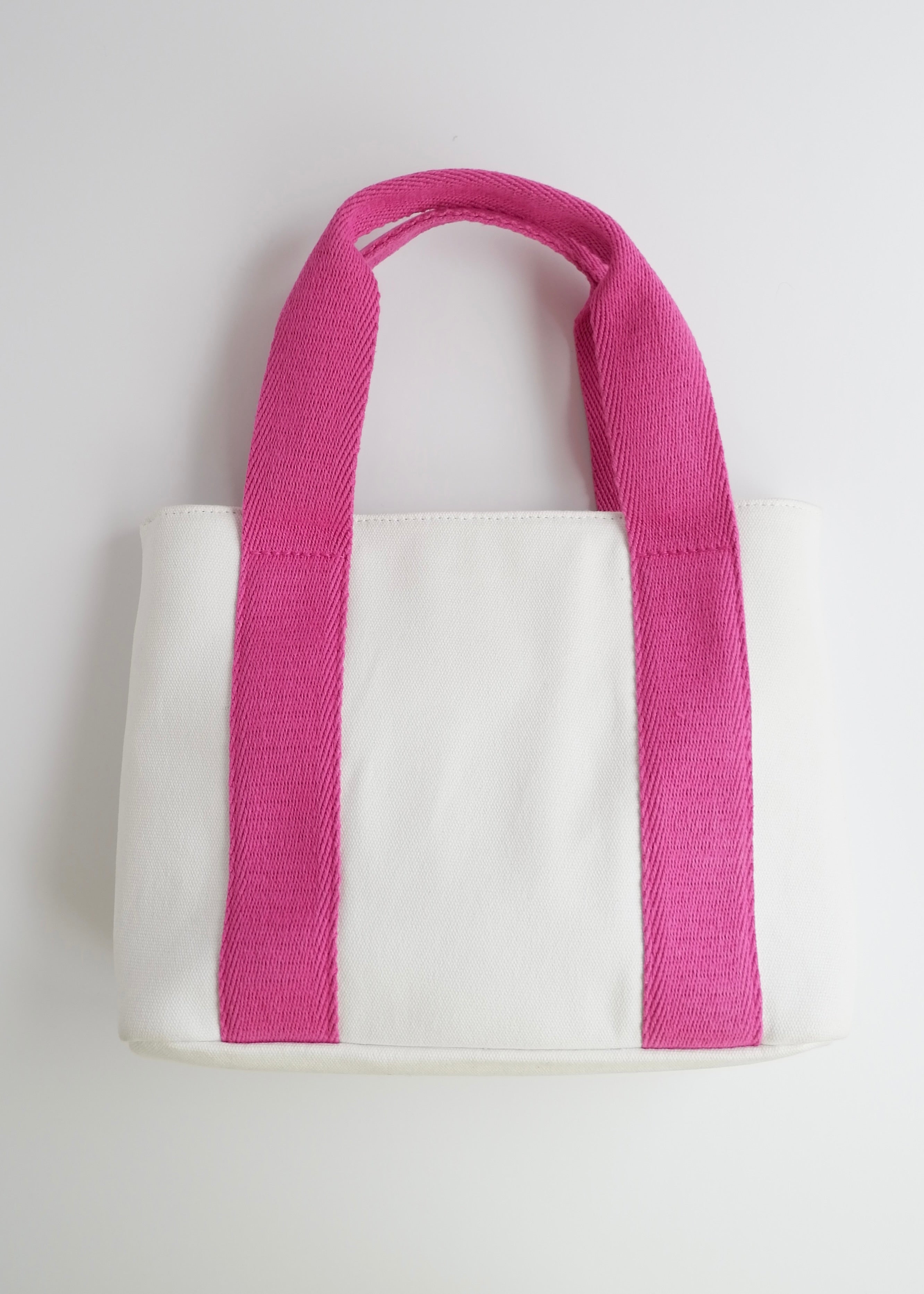 Sac Chloe bandoulière ou à main en toile blanc/rose authentique d'occasion