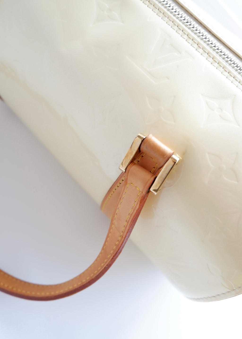 Preowned Louis Vuitton Monogram Vernis Perle Bedford Shoulder Bag