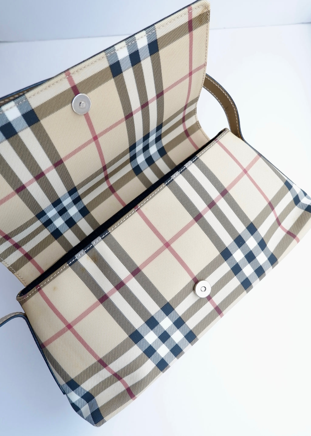 Authentic Preowned Vintage Burberry Nova Check Shoulder Bag