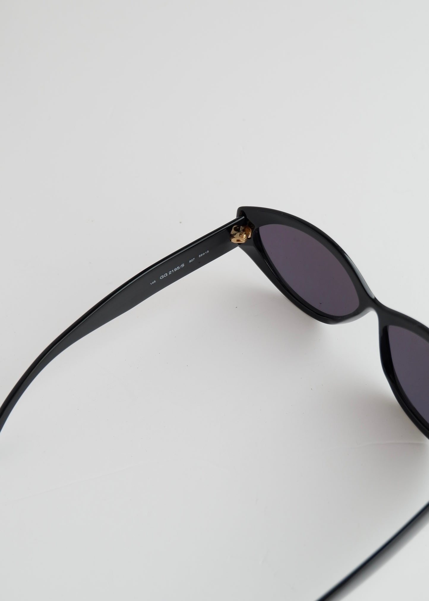 Authentic Preowned Gucci Black Cat Eye Sunglasses