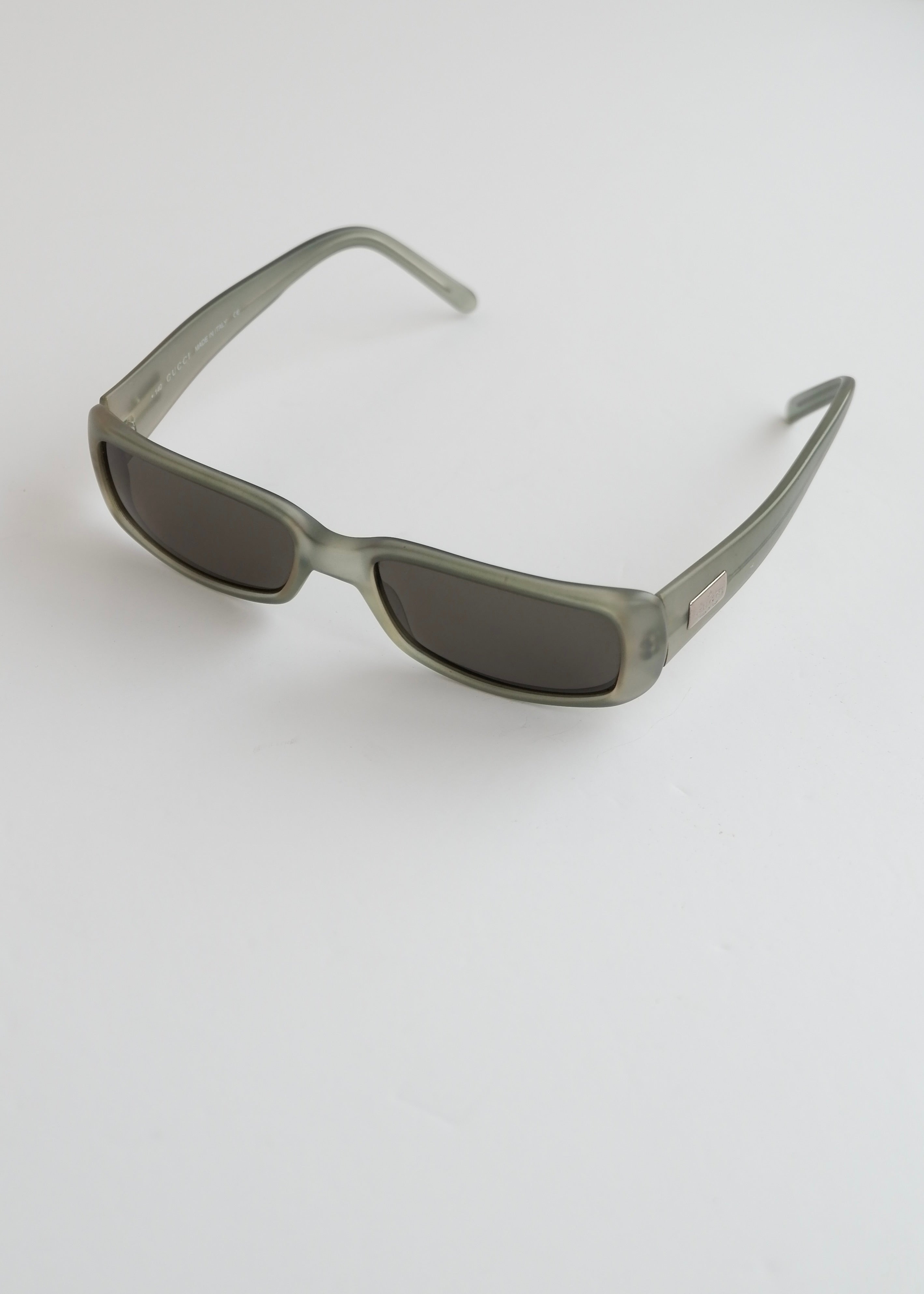 Authentic Preowned Gucci Grey Acetate Square Frame Sunglasses