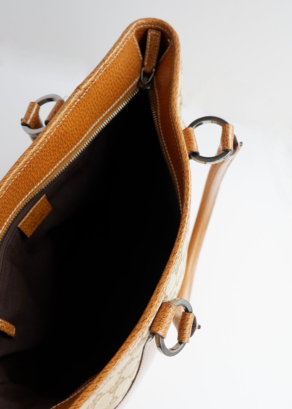 Authentic Preowned Gucci Caramel Brown GG Canvas Shoulder Bag