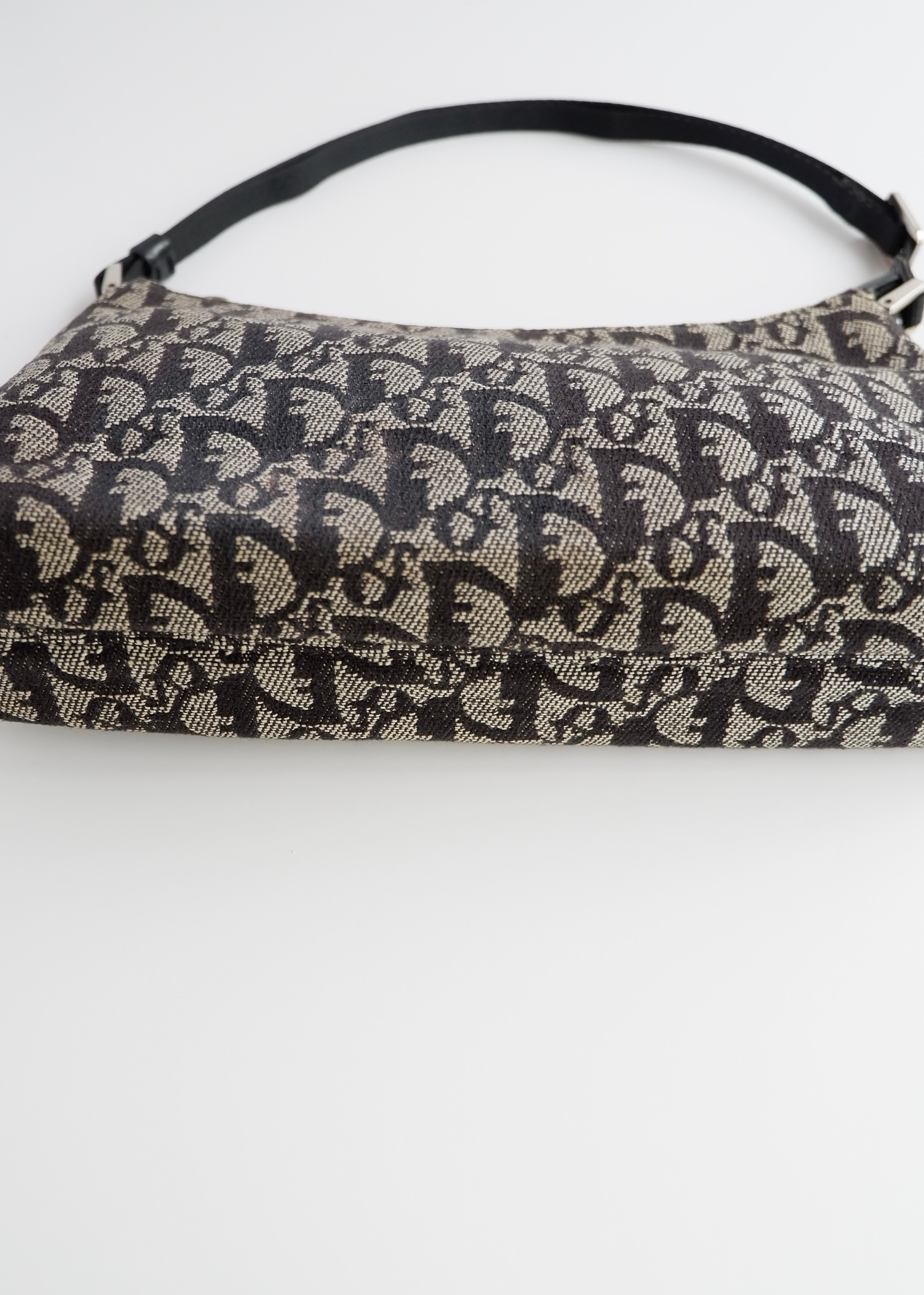 Authentic Preowned Dior Black Trotter Shoulder Bag