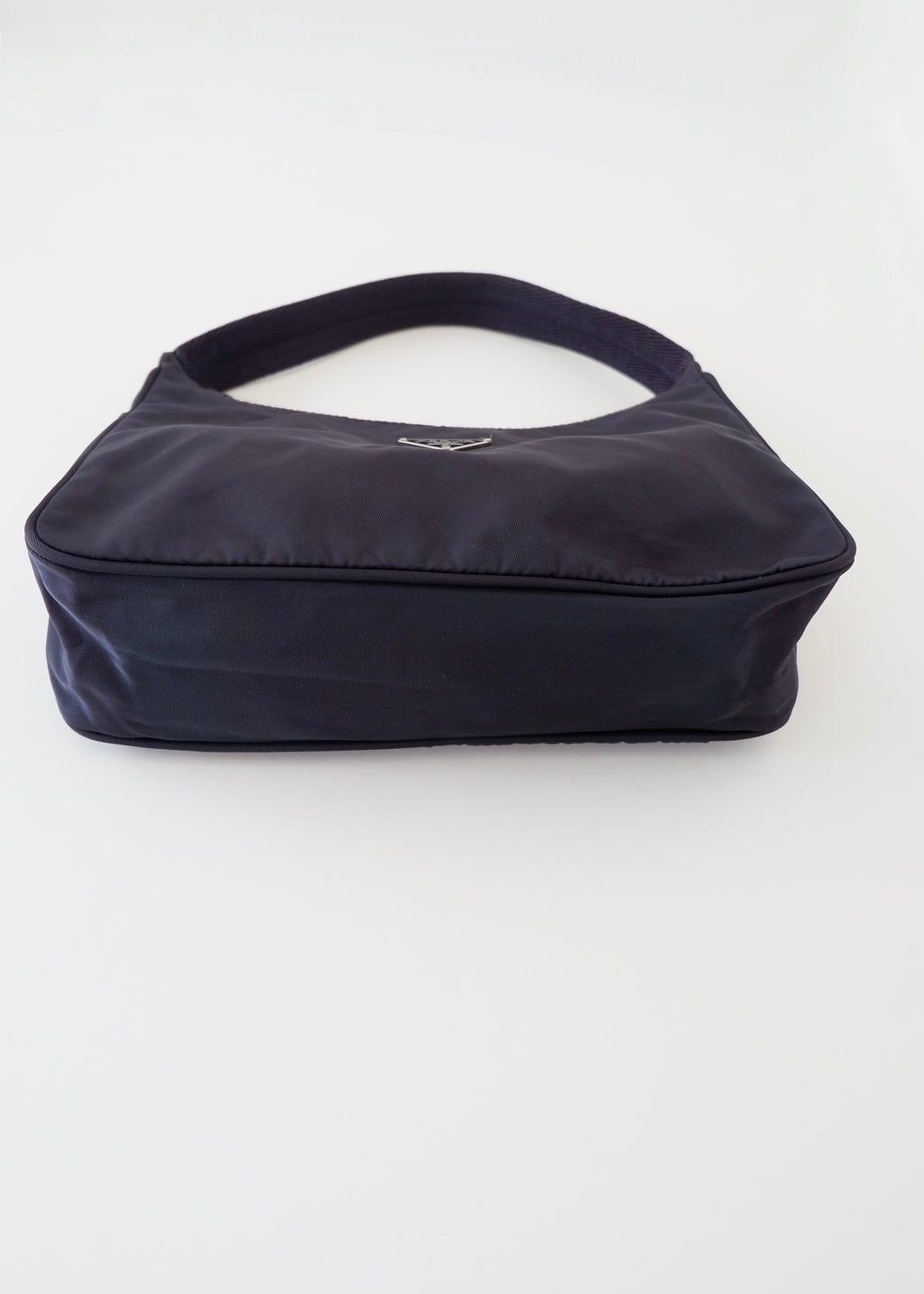 Authentic Preowned Prada Dark Purple Nylon Shoulder Bag