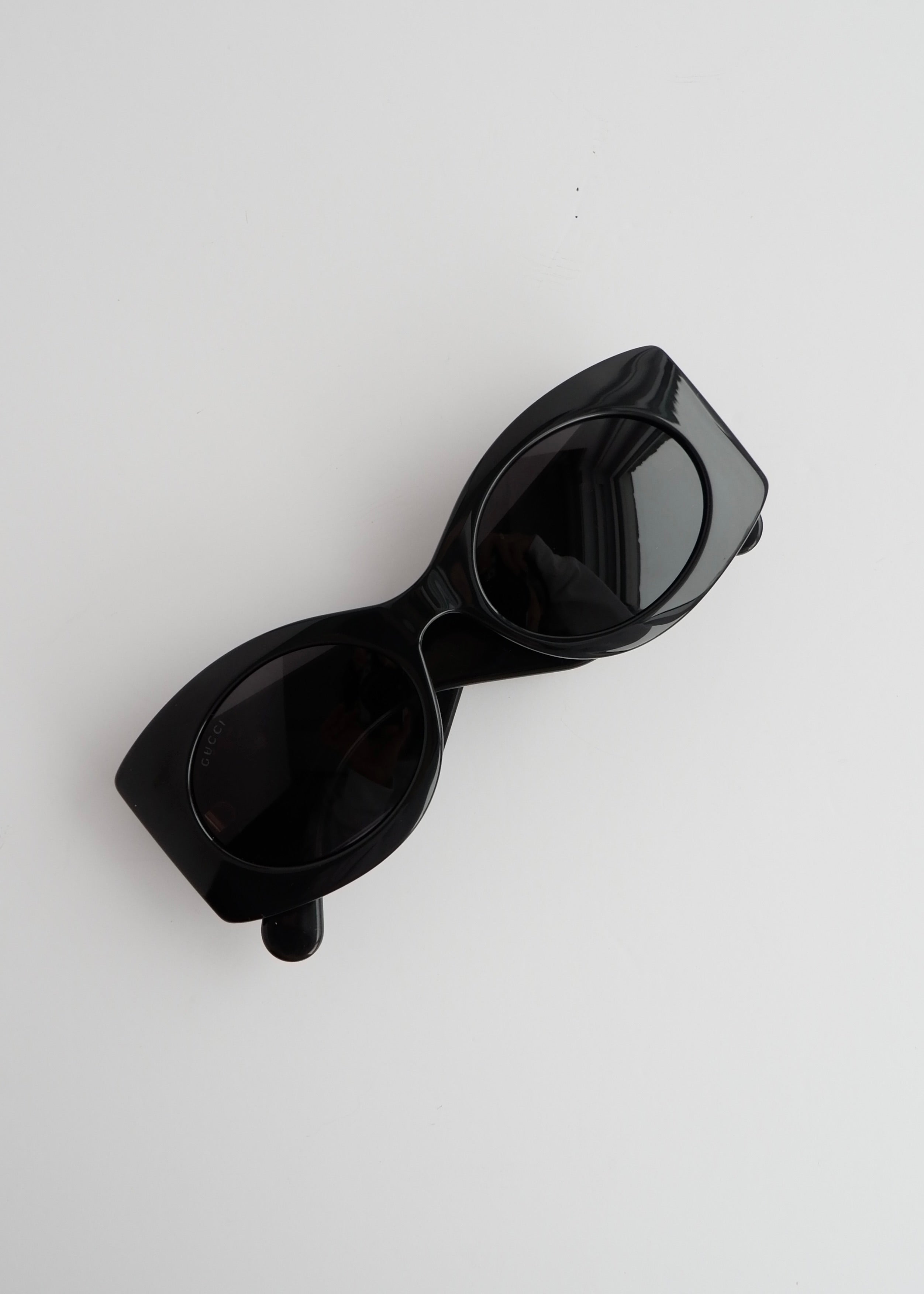 Authentic Preowned Gucci Black GG Marmont Square Frame Sunglasses