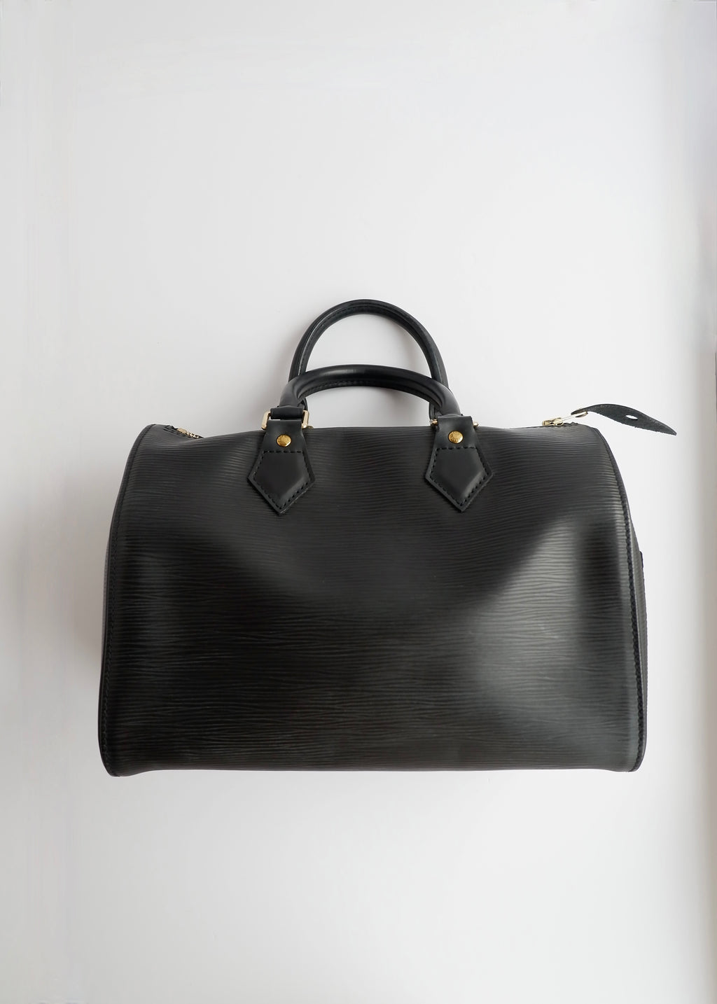 Authentic Preowned Louis Vuitton Black Epi Speedy 25