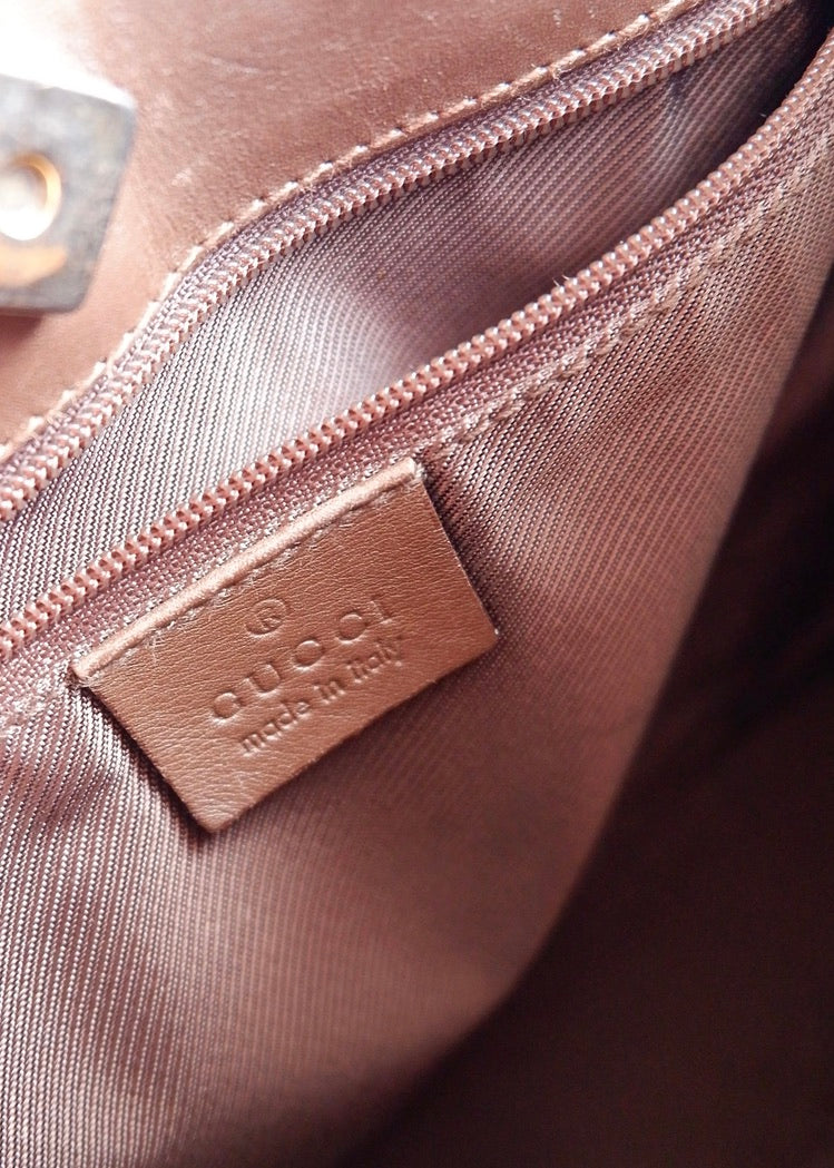 Authentic Preowned Gucci Brown GG Canvas Shoulder Bag