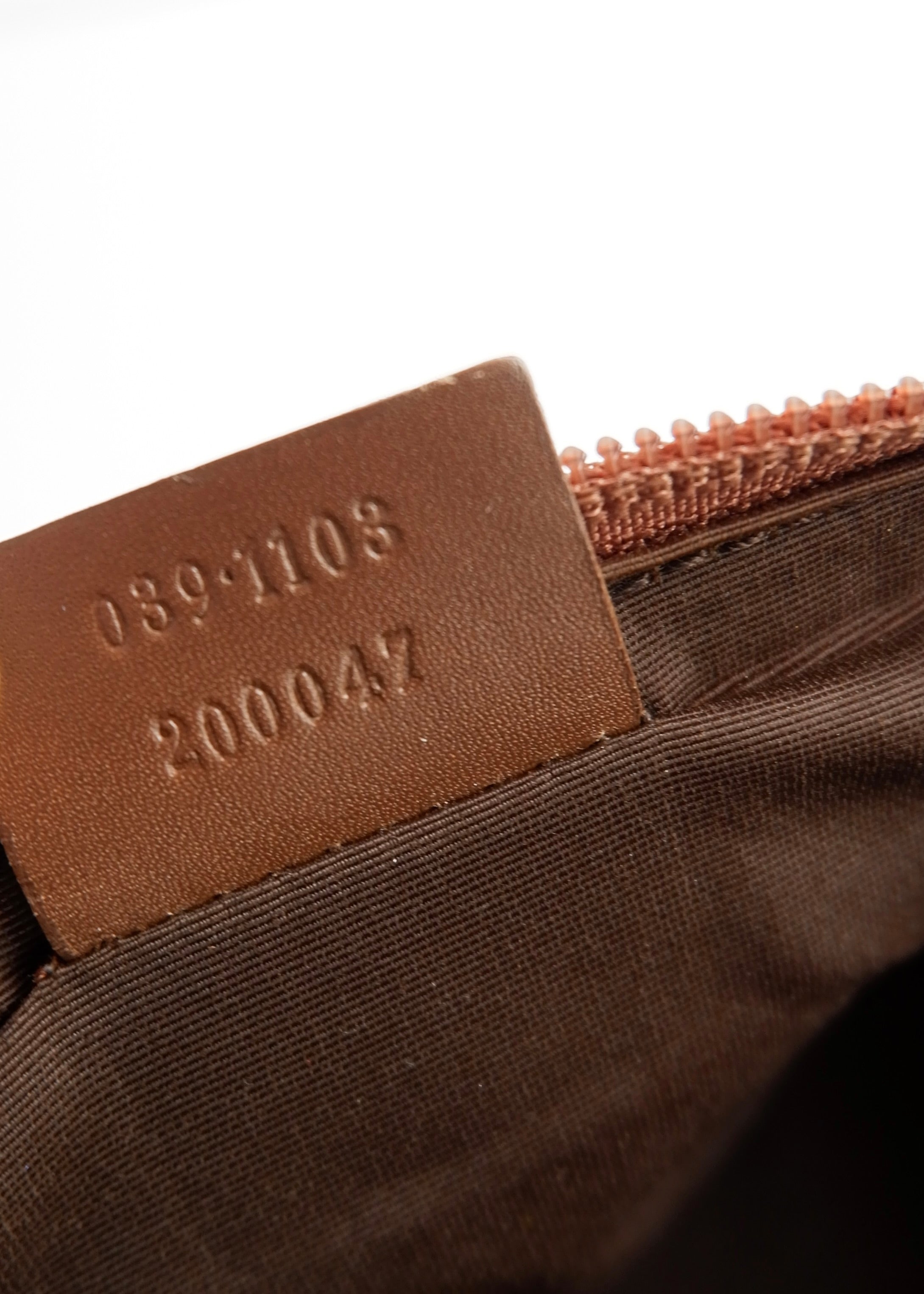 Authentic Preowned Gucci Brown GG Canvas Boat Pochette