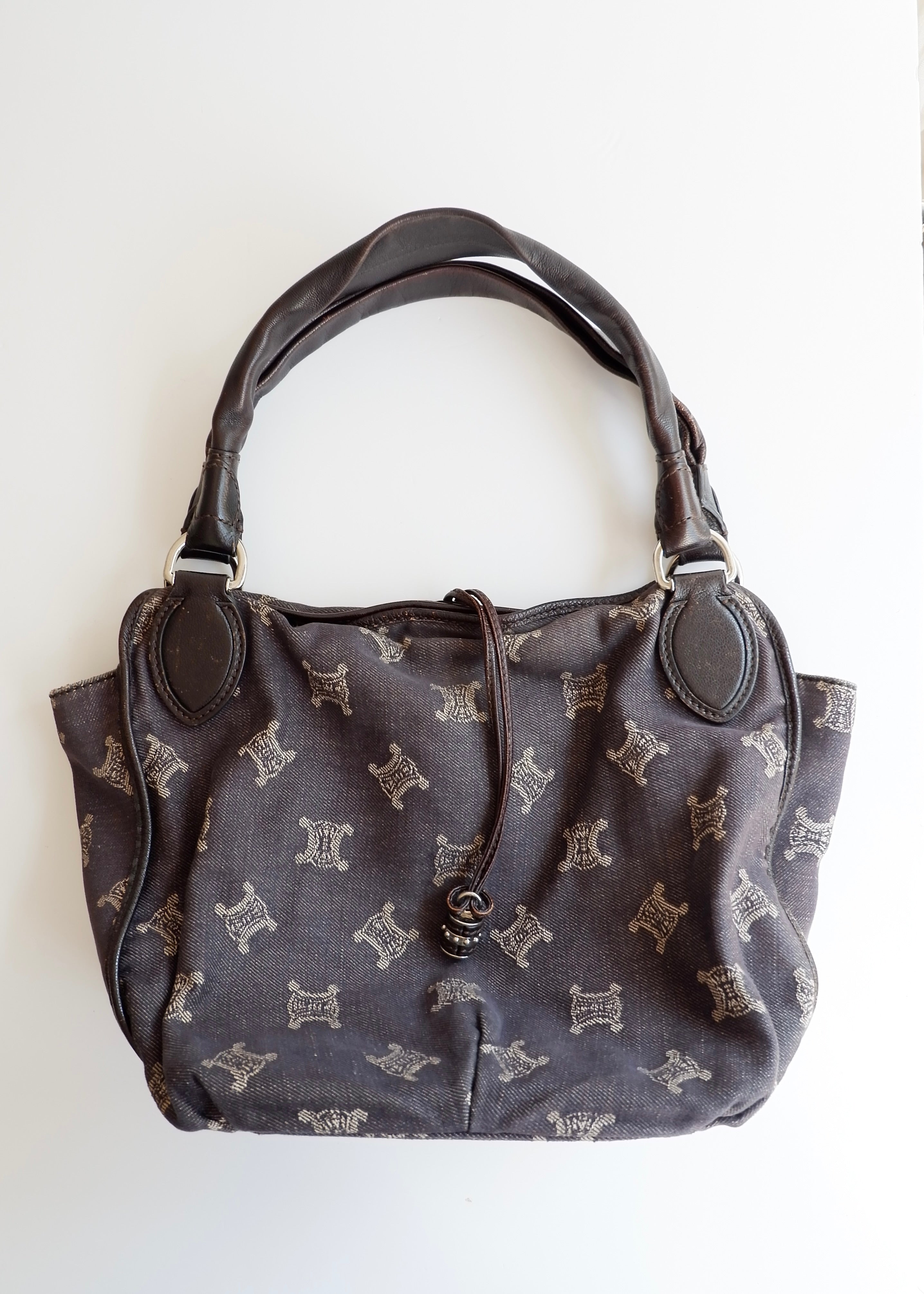 Authentic Preowned Celine Denim Hobo Shoulder Bag