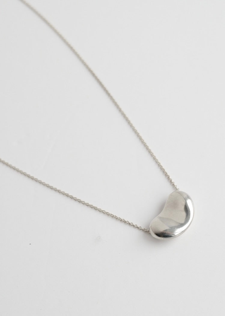 Authentique Collier Tiffany en Argent Grand Haricot d'Occasion