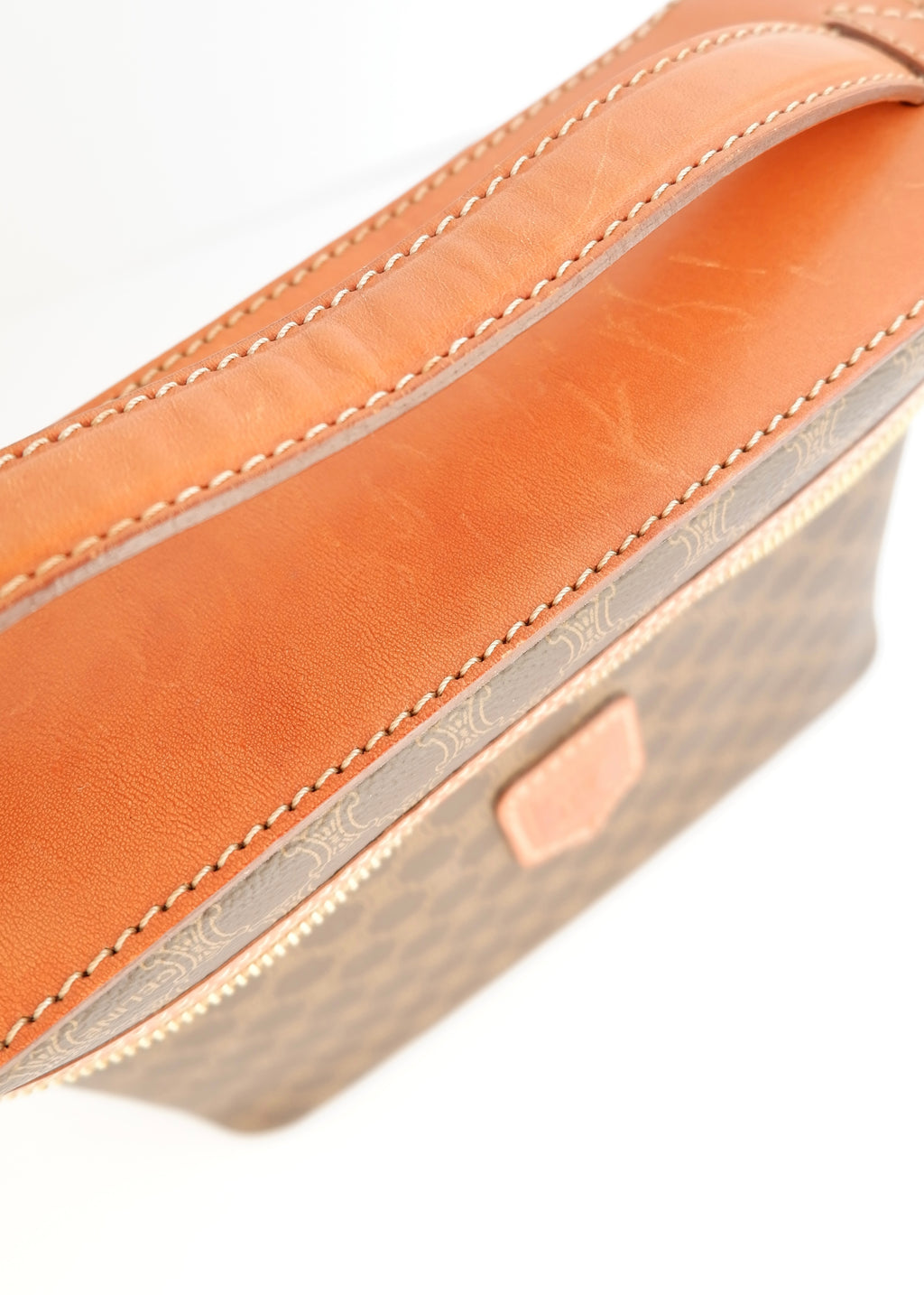 Authentic Preowned Vintage Celine Macadam Top Handle Clutch