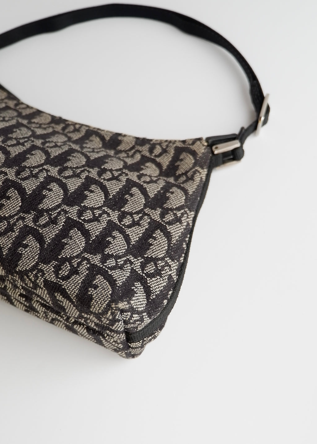 Authentic Preowned Dior Black Trotter Shoulder Bag