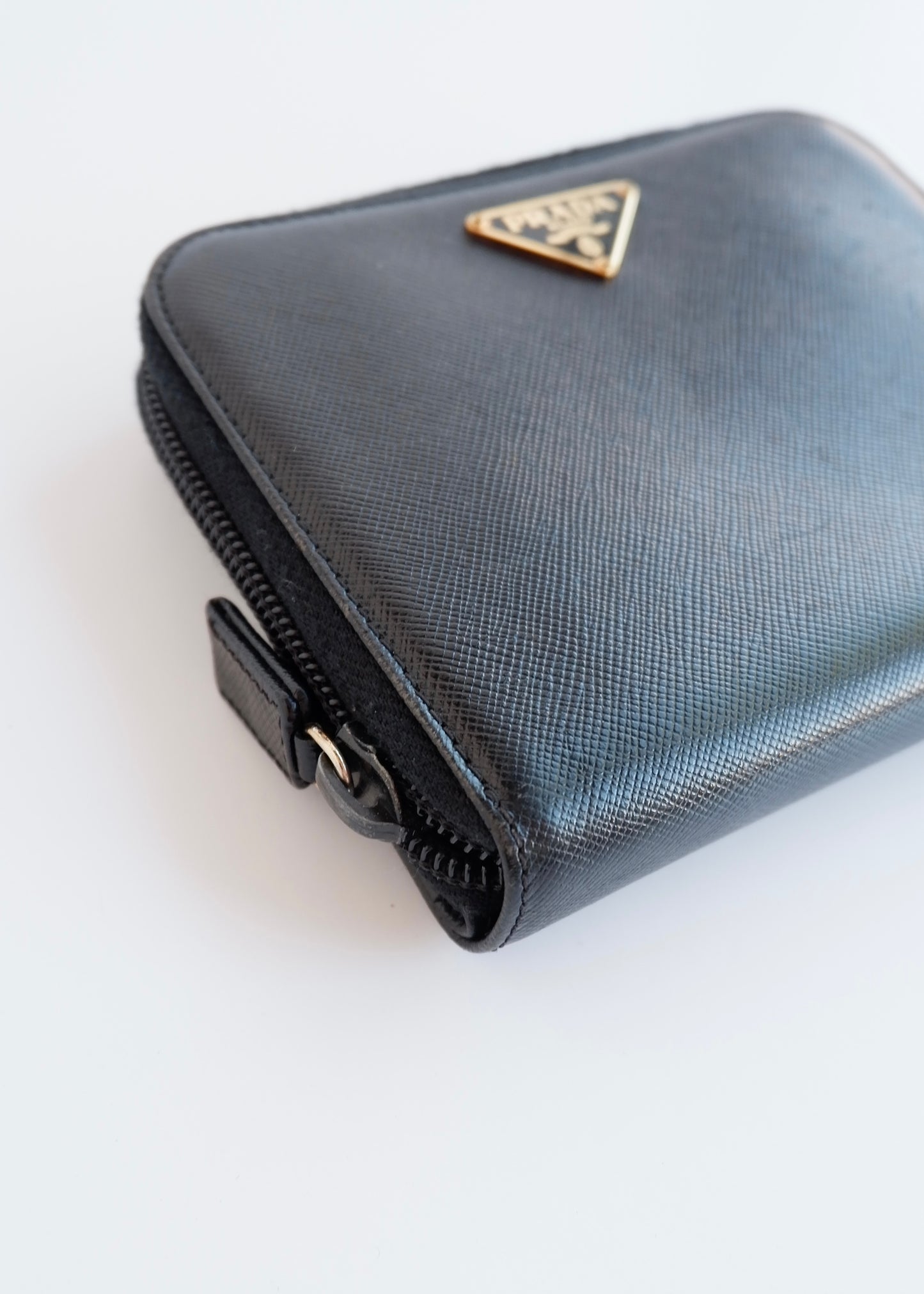 Authentic Preowned Prada Black Saffiano Leather Bi-Fold Wallet