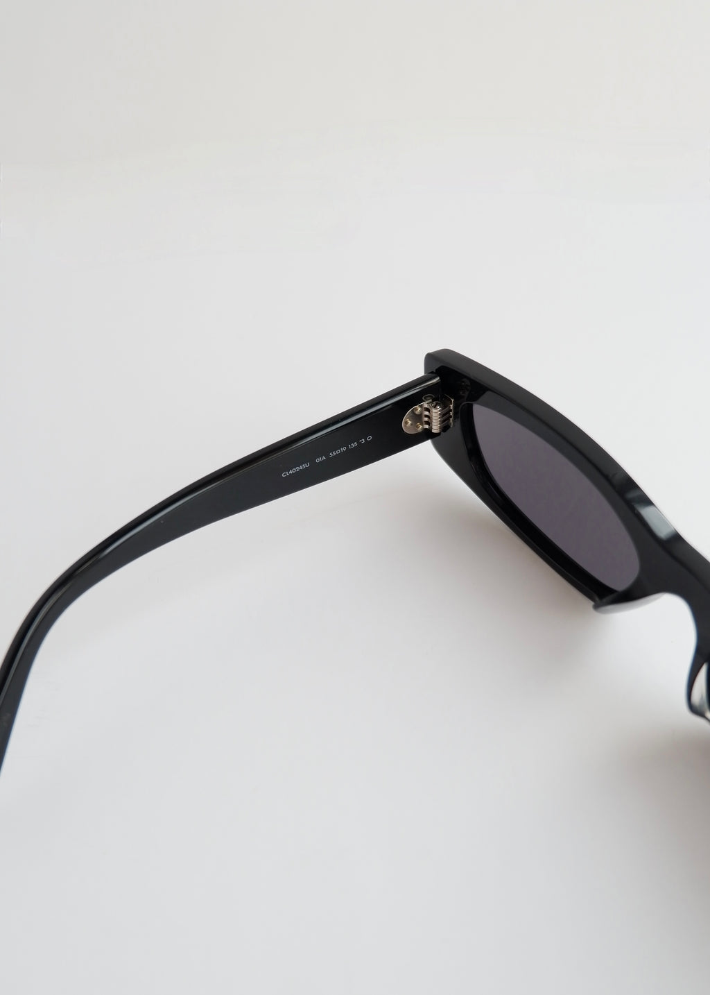 Authentiques lunettes de soleil Céline noires à monture carrée, d'occasion