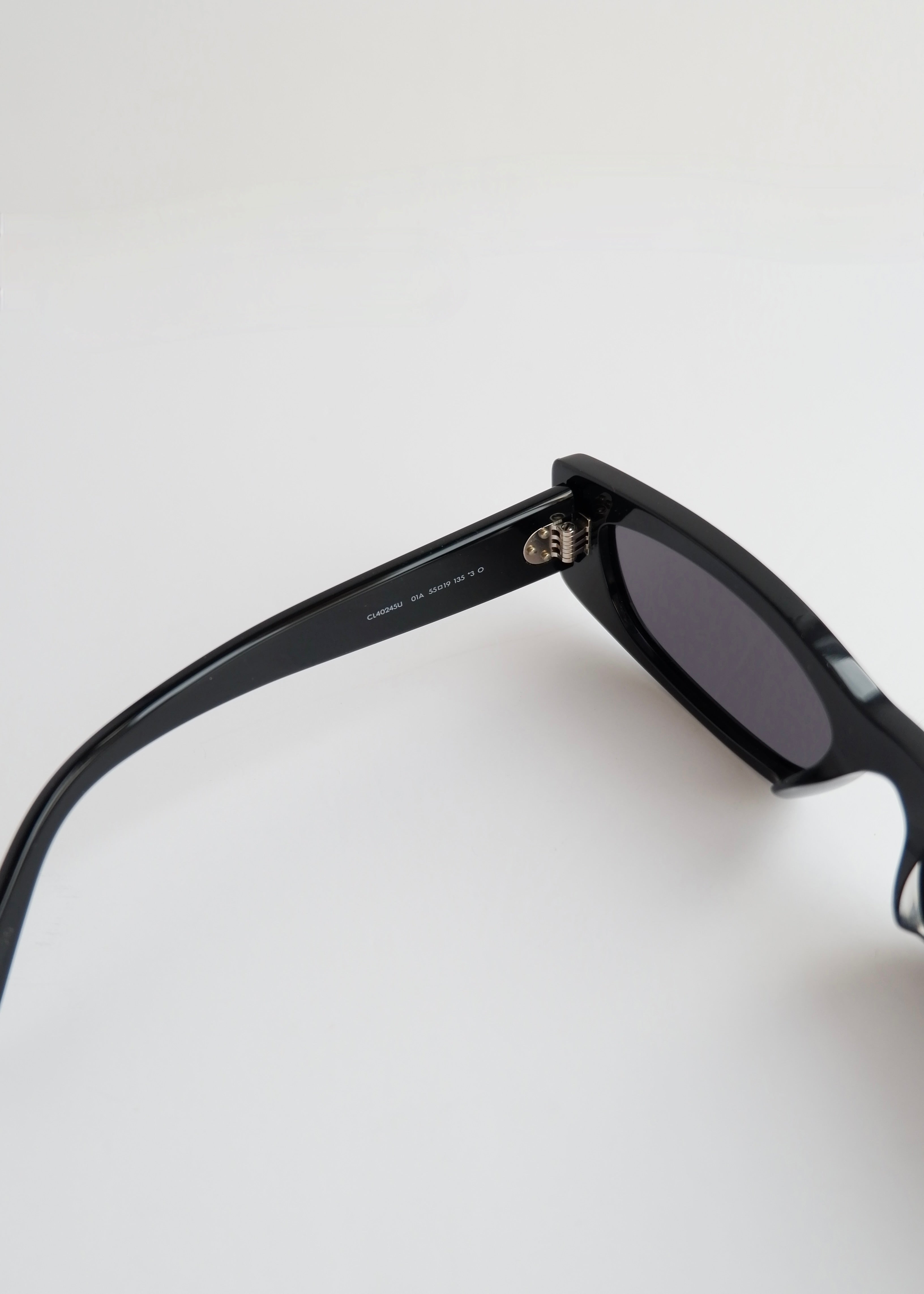 Authentiques lunettes de soleil Céline noires à monture carrée, d'occasion