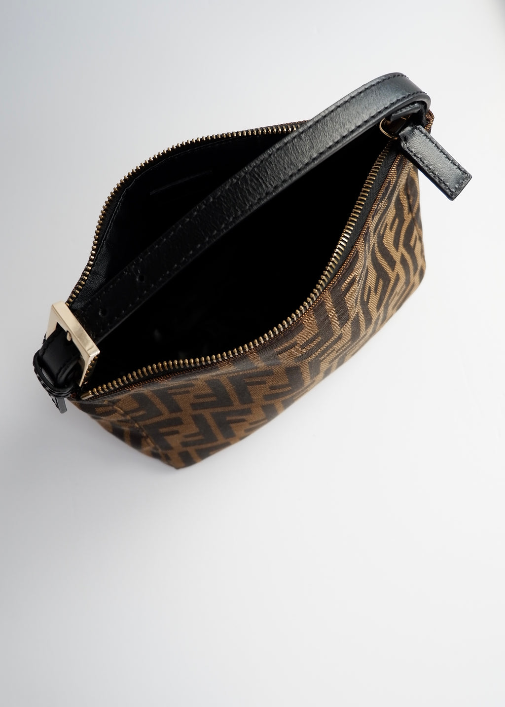 Preowned Fendi Zucca Print Micro Handbag