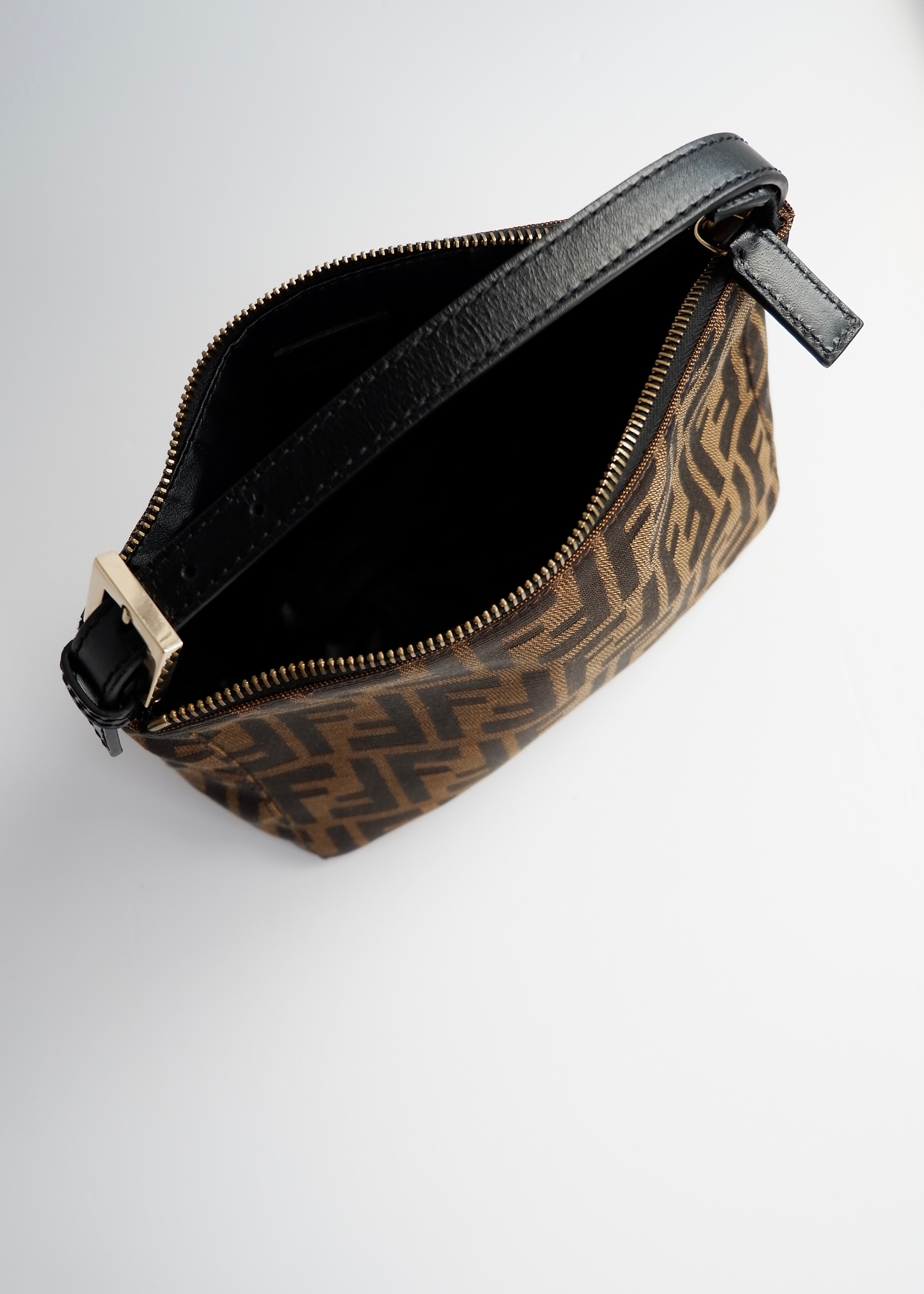 Preowned Fendi Zucca Print Micro Handbag