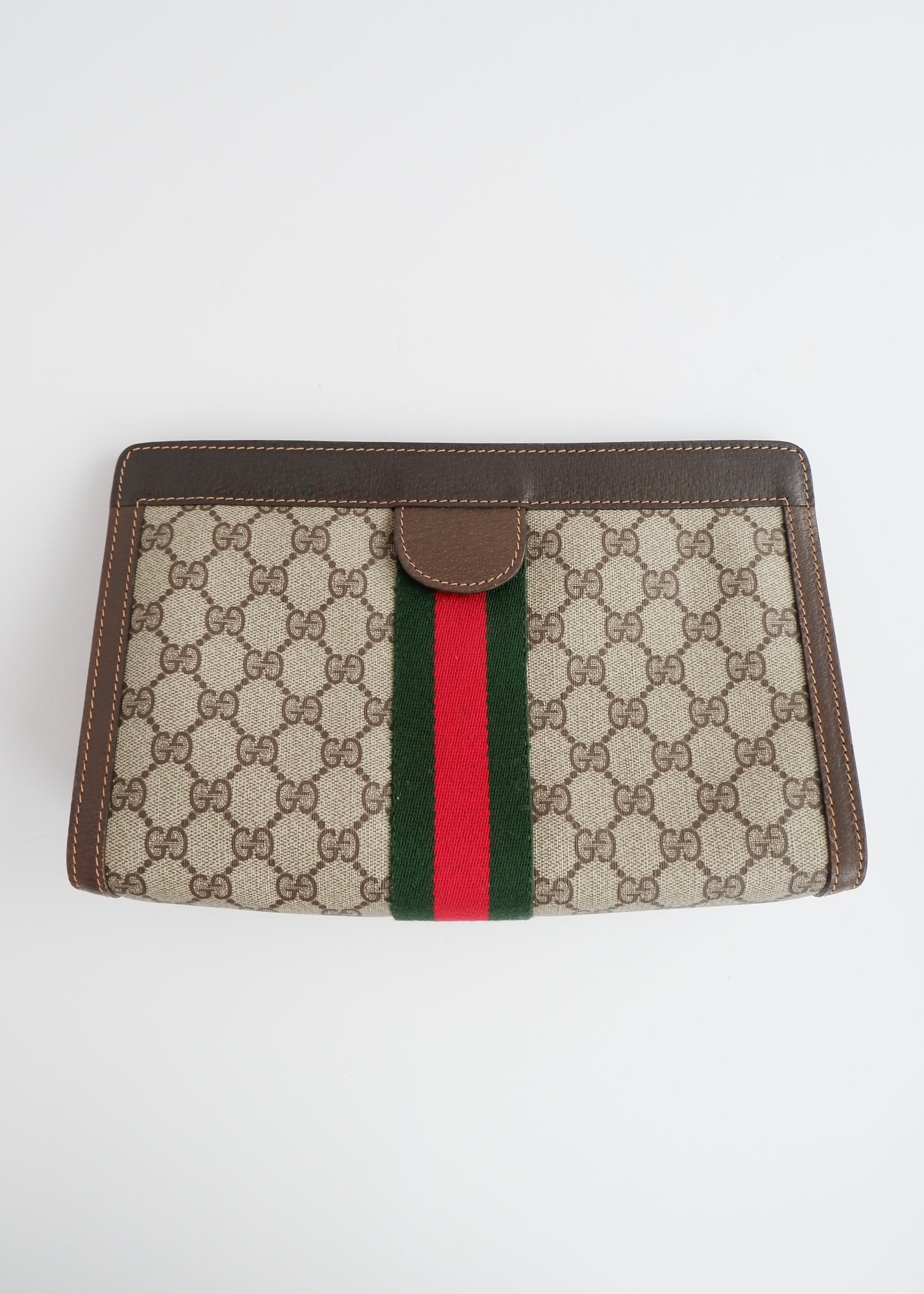 Authentic Preowned Vintage Gucci Sherry Line Clutch