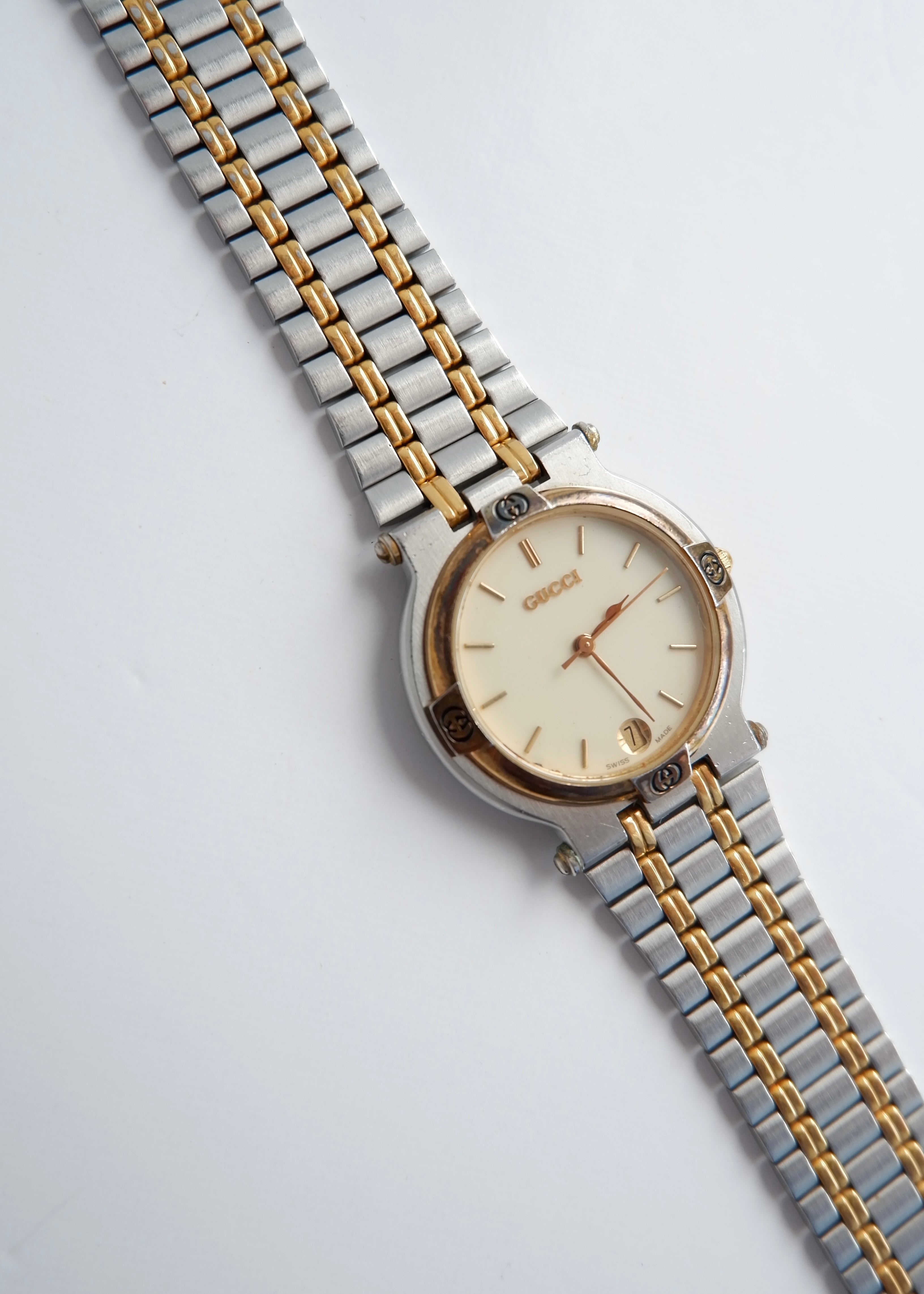 Authentic Preowned Vintage Gucci Two Tone Watch