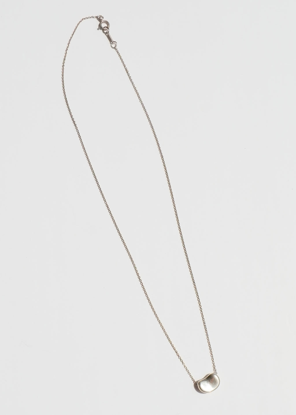 Authentic Preowned Tiffany & Co. Silver Bean Necklace (Small)