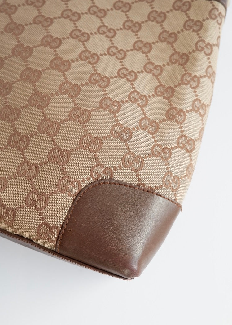 Authentic Preowned Gucci Brown GG Canvas Shoulder Bag