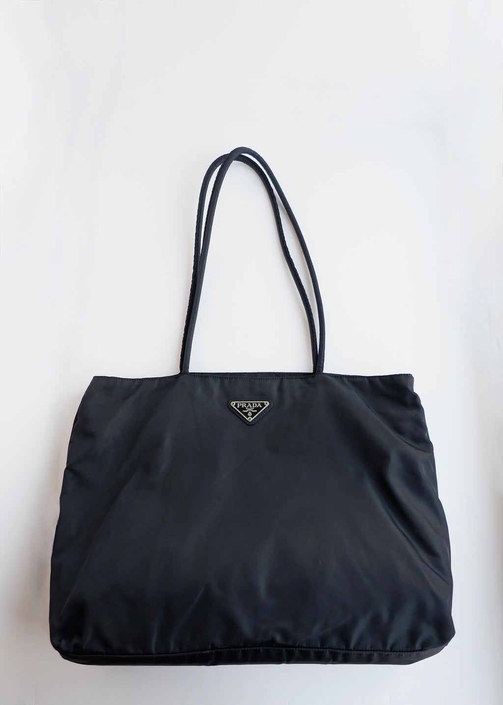 Authentic Preowned Prada Navy Nylon Long Strap Tote Bag