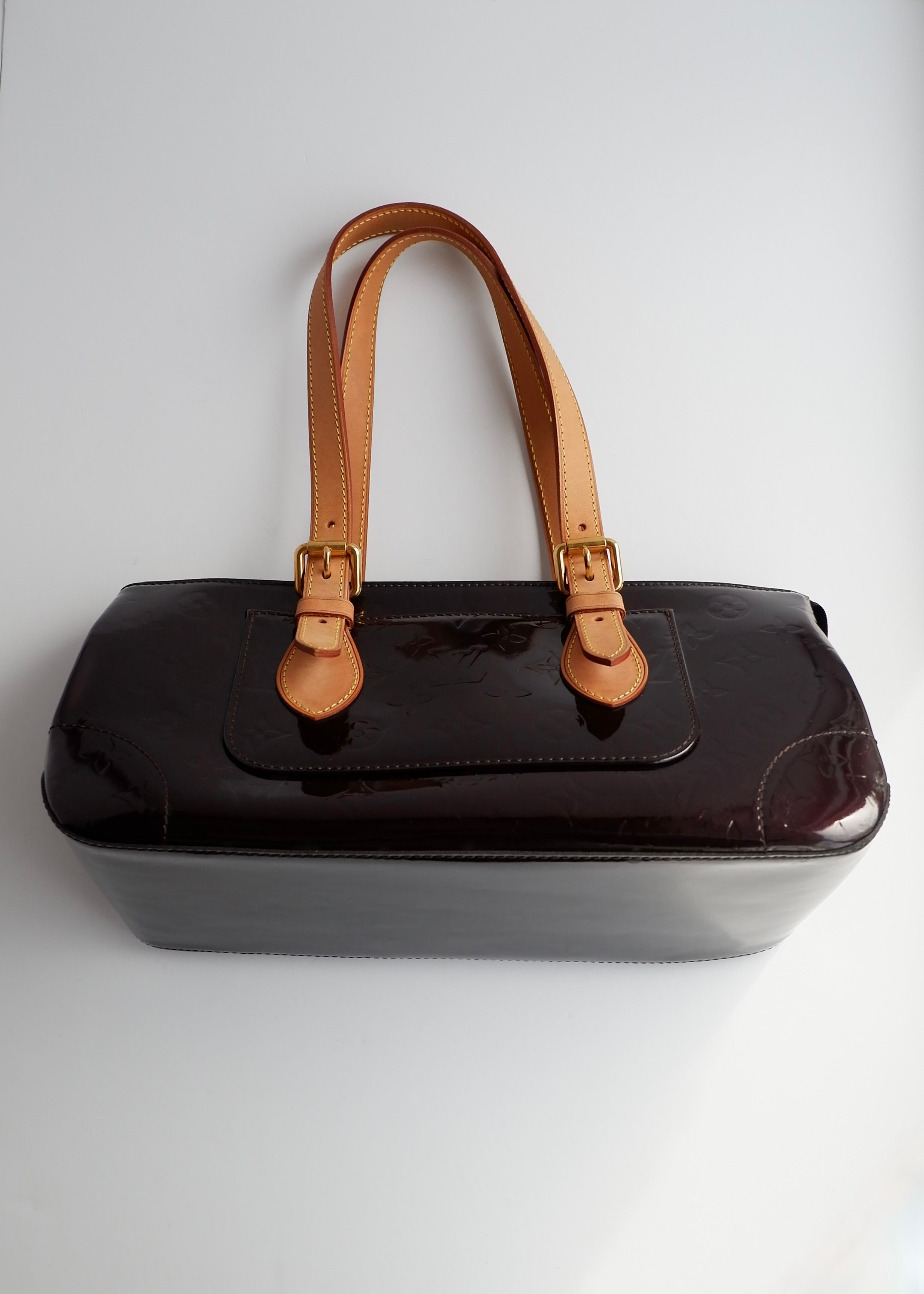 Authentic Preowned Louis Vuitton Monogram Vernis Amarante Rosewood Shoulder Bag