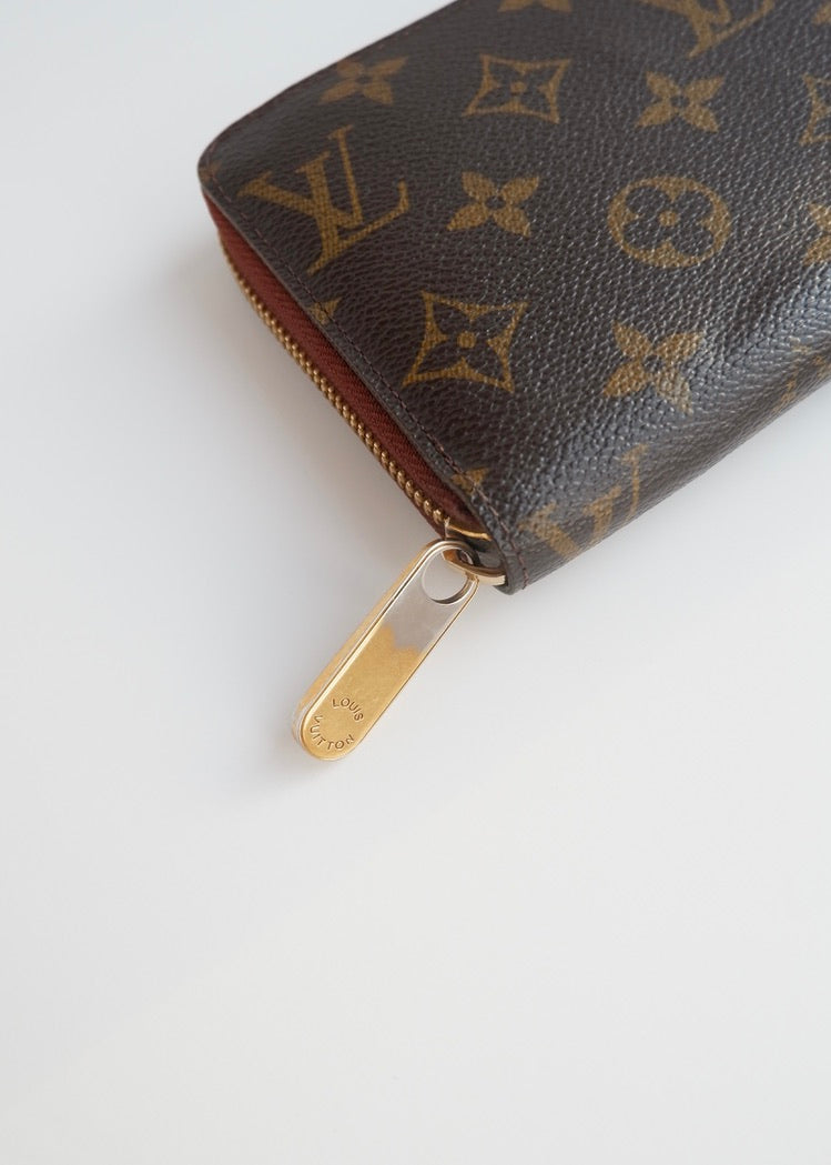 Authentic Preowned Louis Vuitton Monogram Zip Around Long Wallet