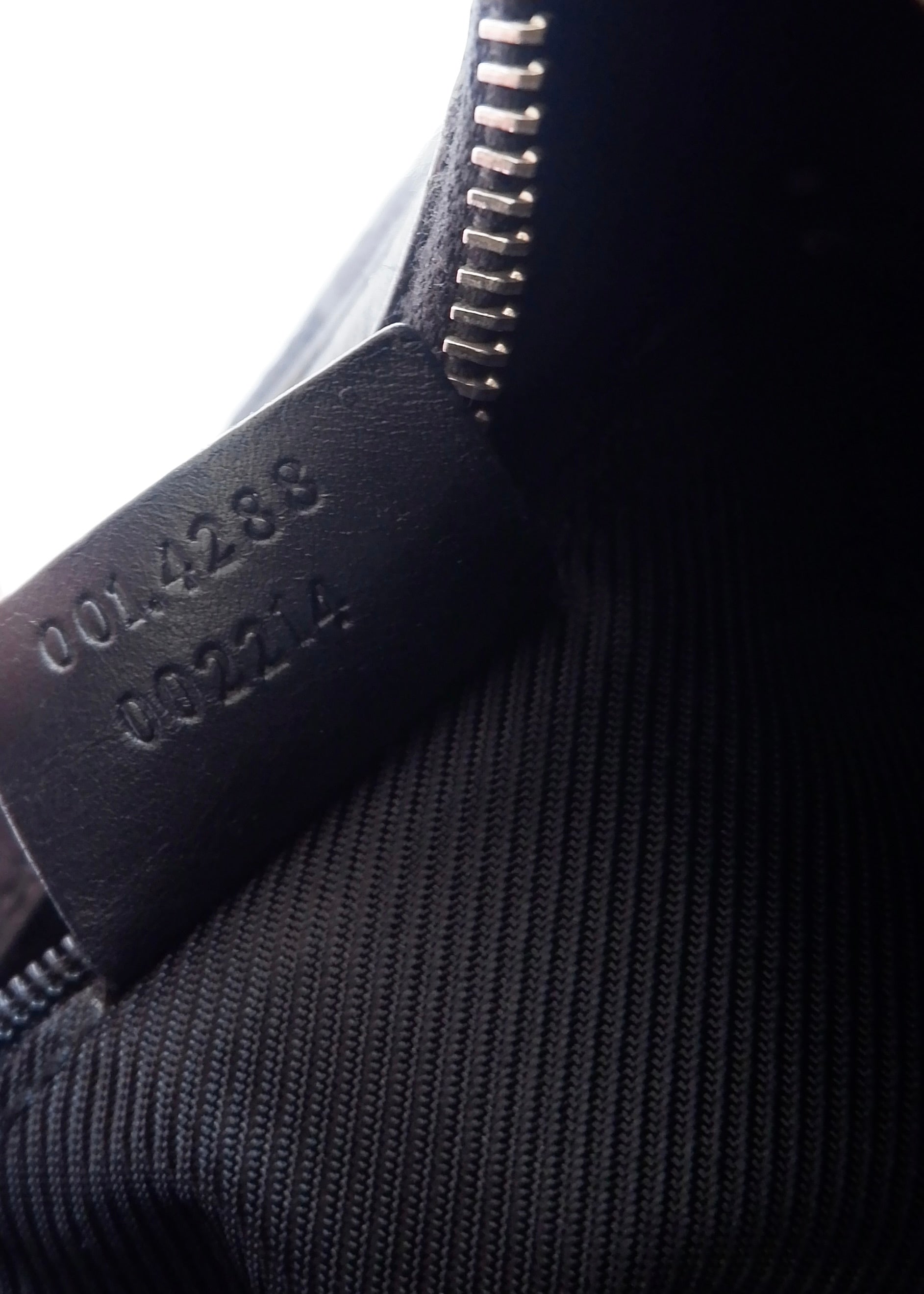 Authentic Preowned Gucci Black GG Canvas/ Leather Hobo Shoulder Bag