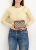 Authentic Preowned Vintage Gucci GG Canvas Pouch