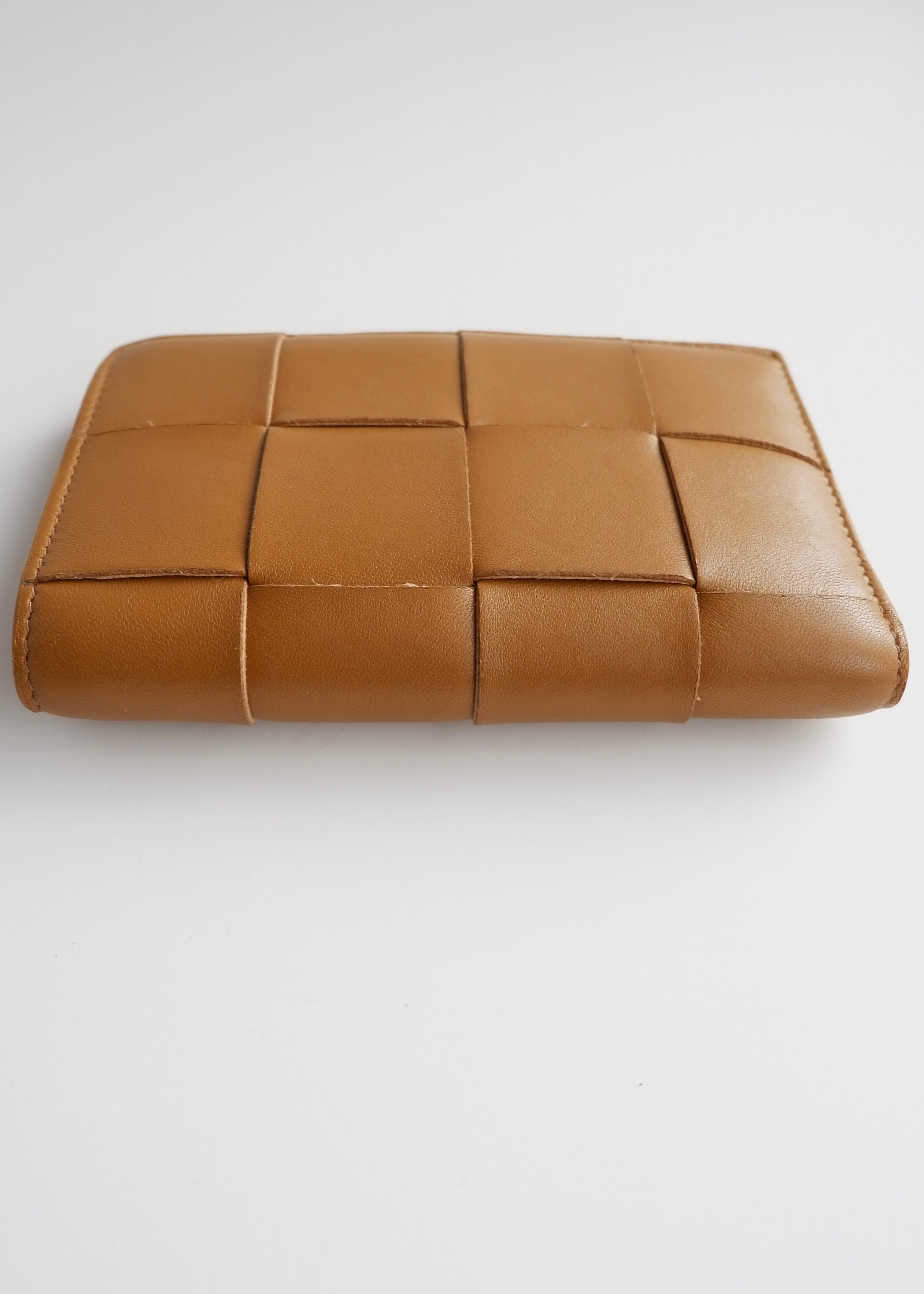 Authentic Preowned Bottega Veneta Brown Leather Bi-Fold Wallet